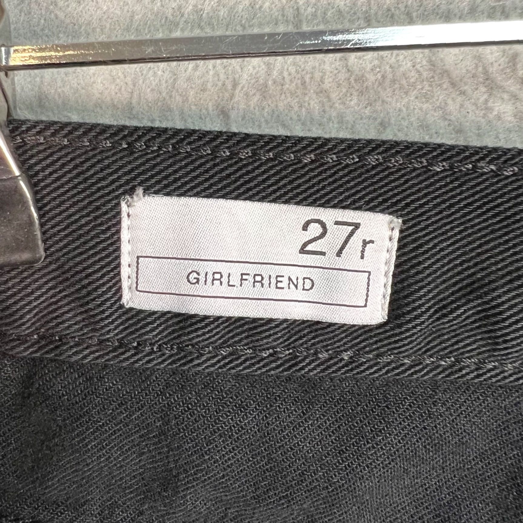 Gap Gap Womens Jeans 27 Black Distressed 100% Cotton Denim Skinny 5-Pocket Vintage No Distressed-Feature Gap 1969 27in Inseam Womens Jeans Size 27" / US 4 / IT 40 - 4 Thumbnail