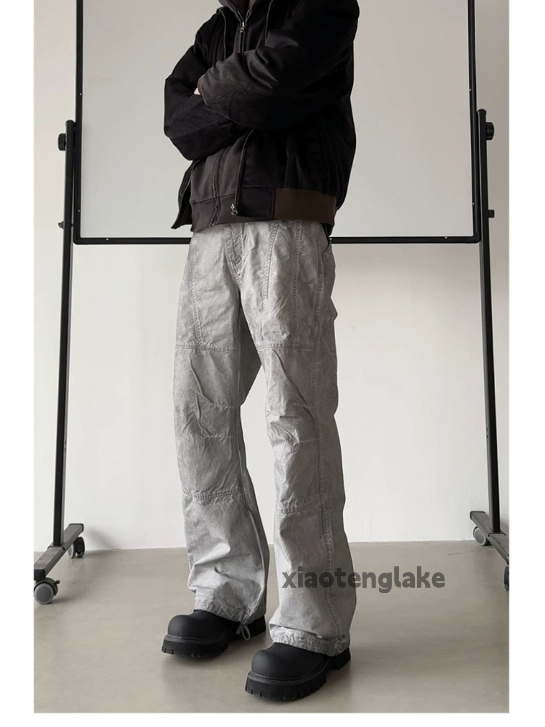 Designer × Japanese Brand × Vintage washed faded stain paint grunge punk work pants Size US 34 / EU 50 - 2 Thumbnail