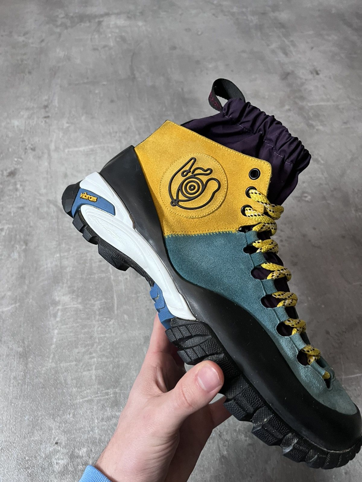 Loewe Loewe ELN Climbing boots shoes yellowe blue black Size US 12 / EU 45 - 15 Thumbnail