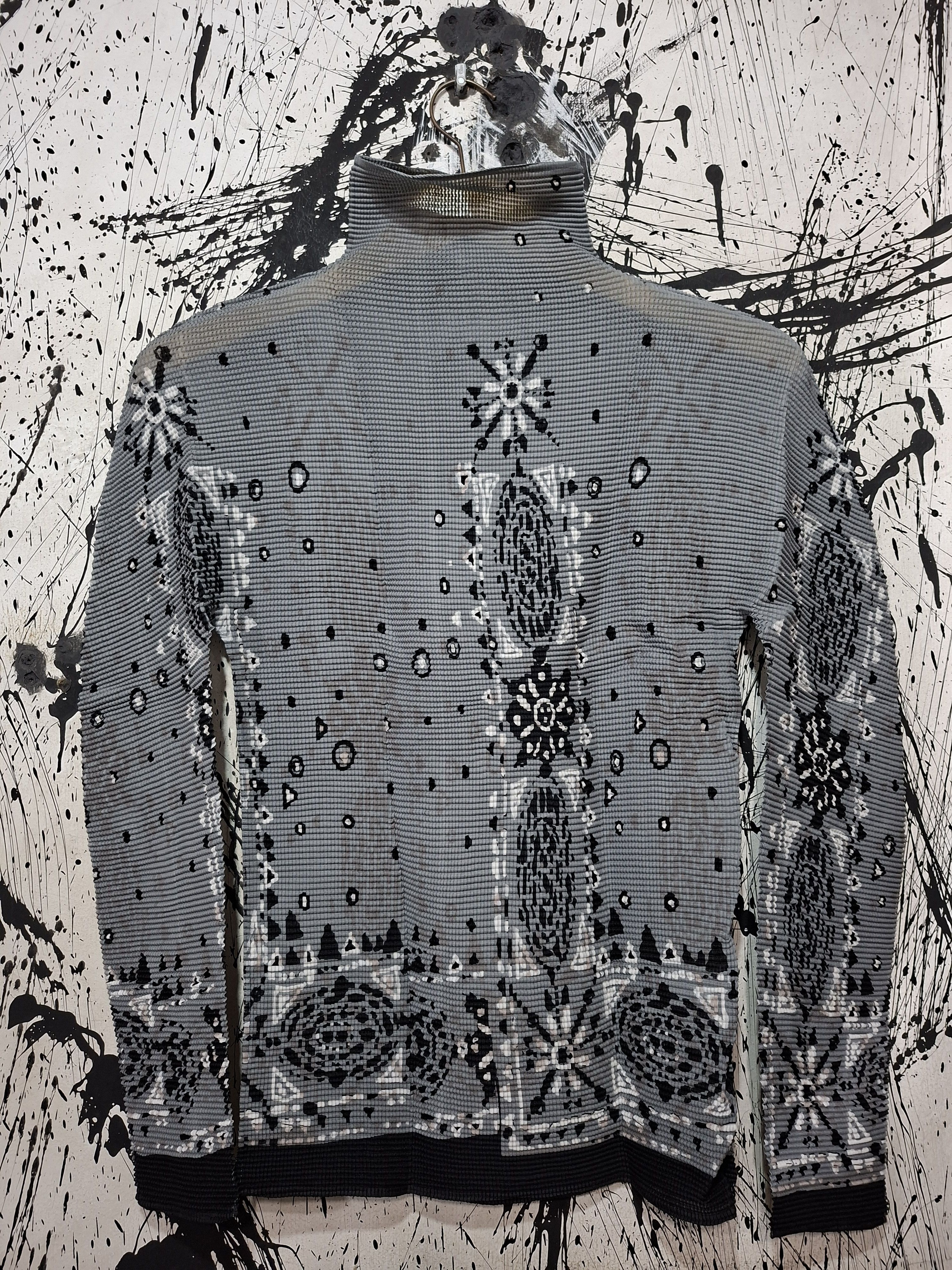 Issey Miyake ISSEY MIYAKE ME WRINGKLED TRANSFER BLOUSE Size S / US 4 / IT 40 - 1 Thumbnail