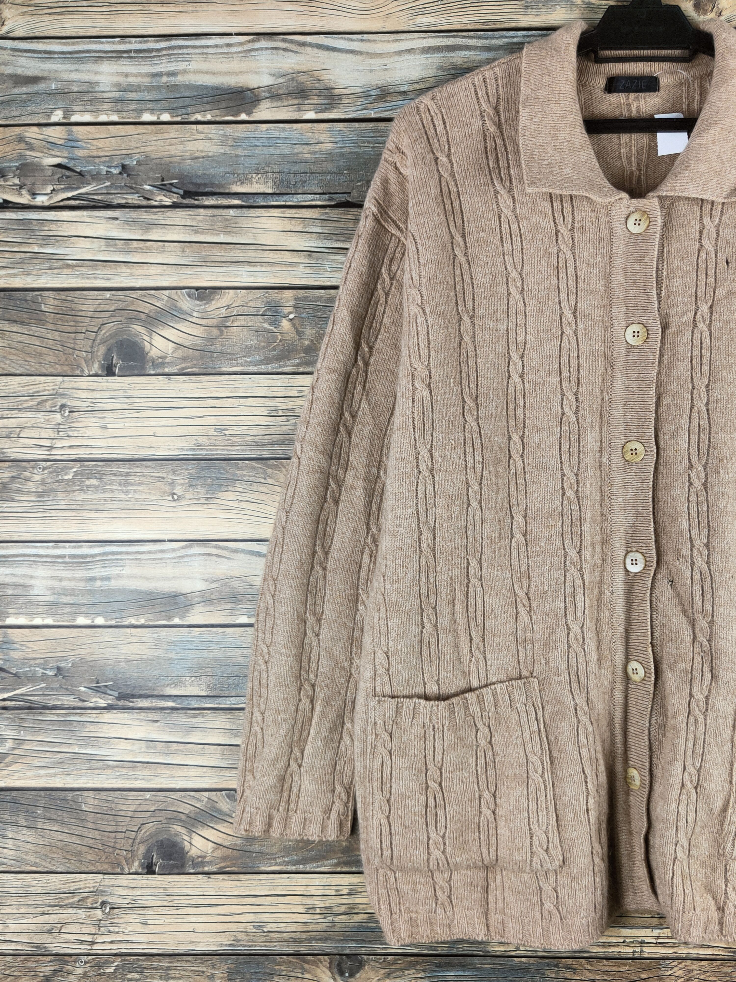 Japanese Brand DL Zazie Beige Knitwear Sweaters #46-529 Size US L / EU 52-54 / 3 - 3 Thumbnail