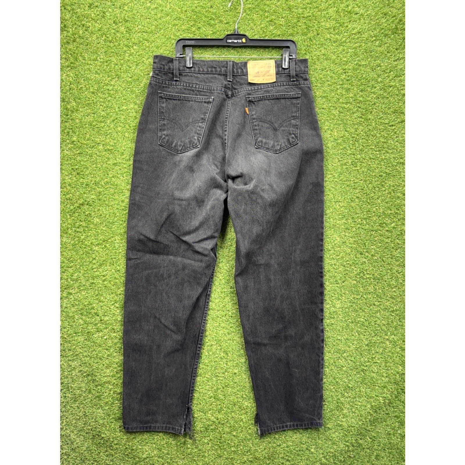 Levi's VINTAGE Levi's 560 Jeans Mens 36x32 Black Denim Tapered Leg Relaxed Fit 5-Pocket Size US 36 / EU 52 - 2 Thumbnail
