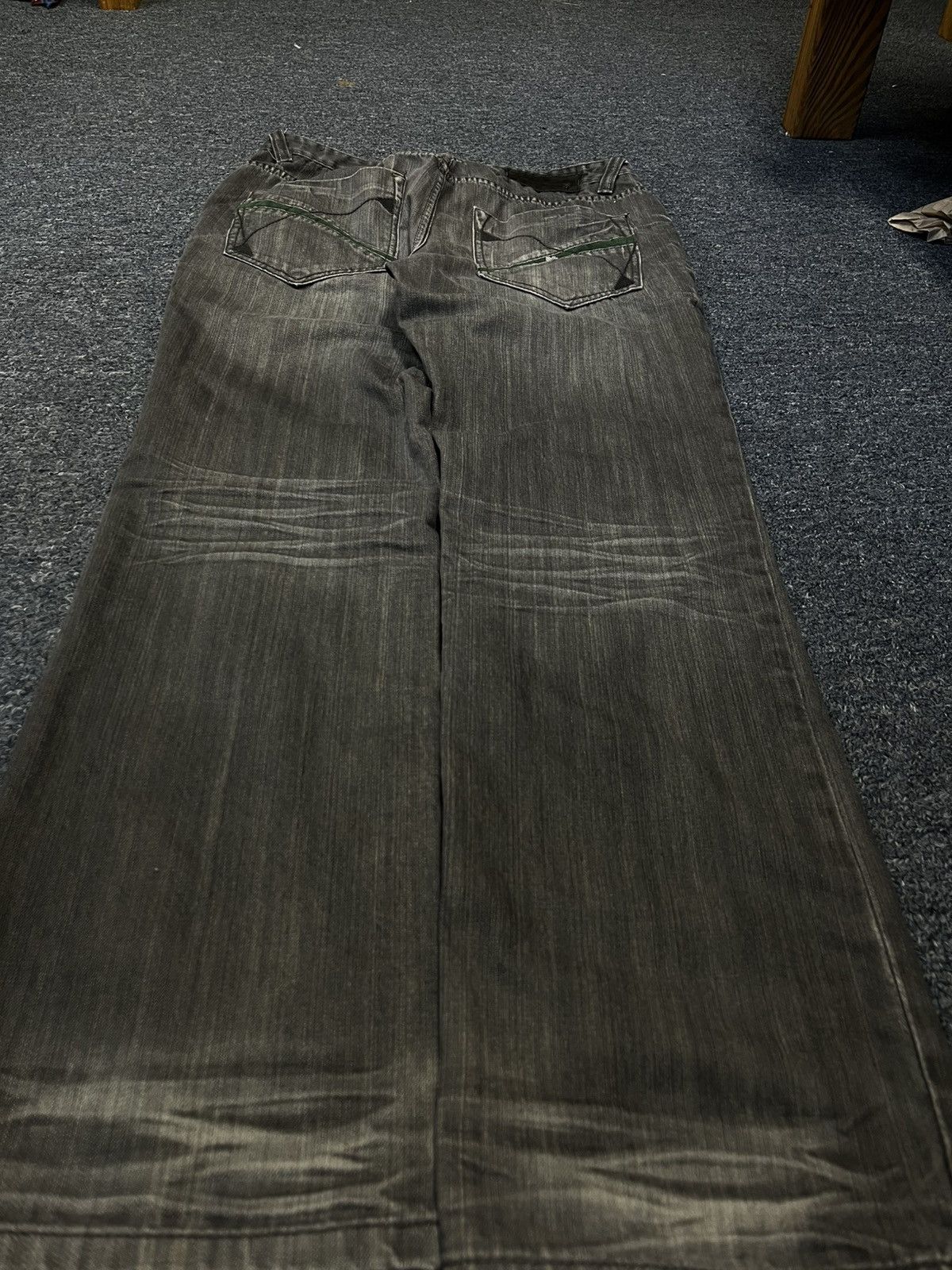 Other Fire Grey baggy denim jeans Size US 30 / EU 46 - 4 Thumbnail