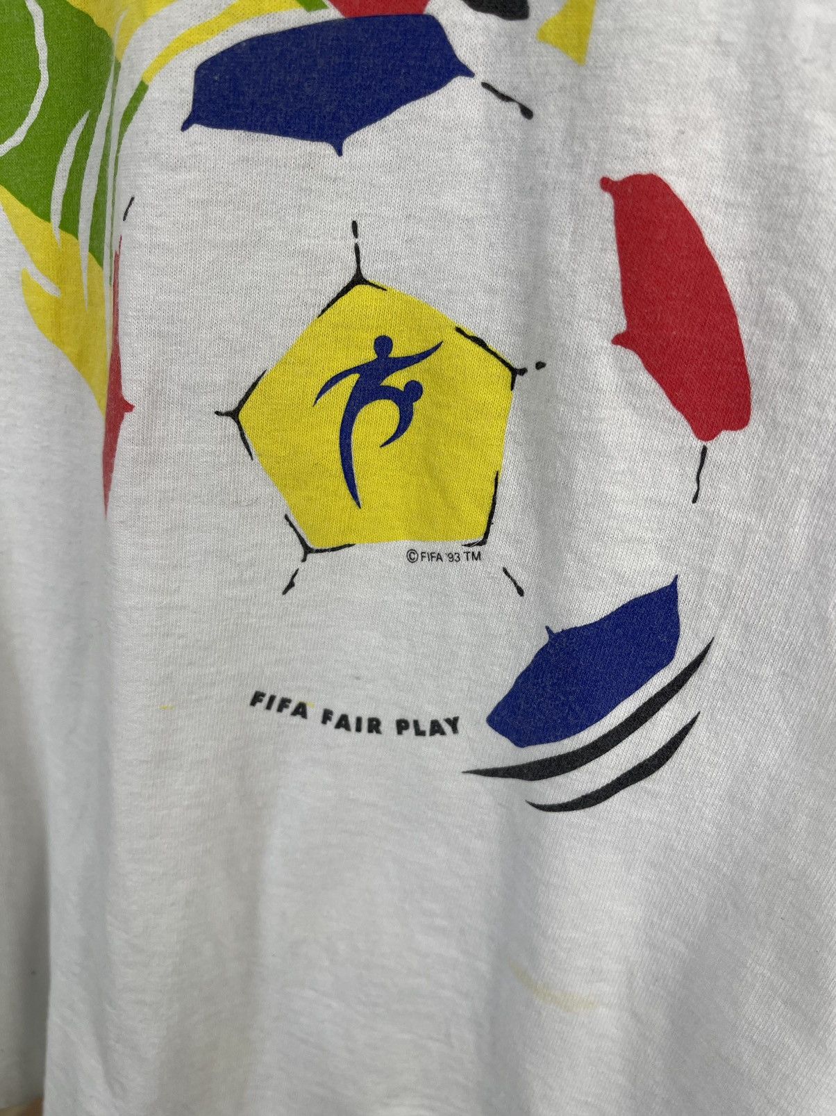 Other Vintage 94 FIFA World Cup Snickers Tee - Rare Soccer Grail Size US L / EU 52-54 / 3 - 3 Thumbnail