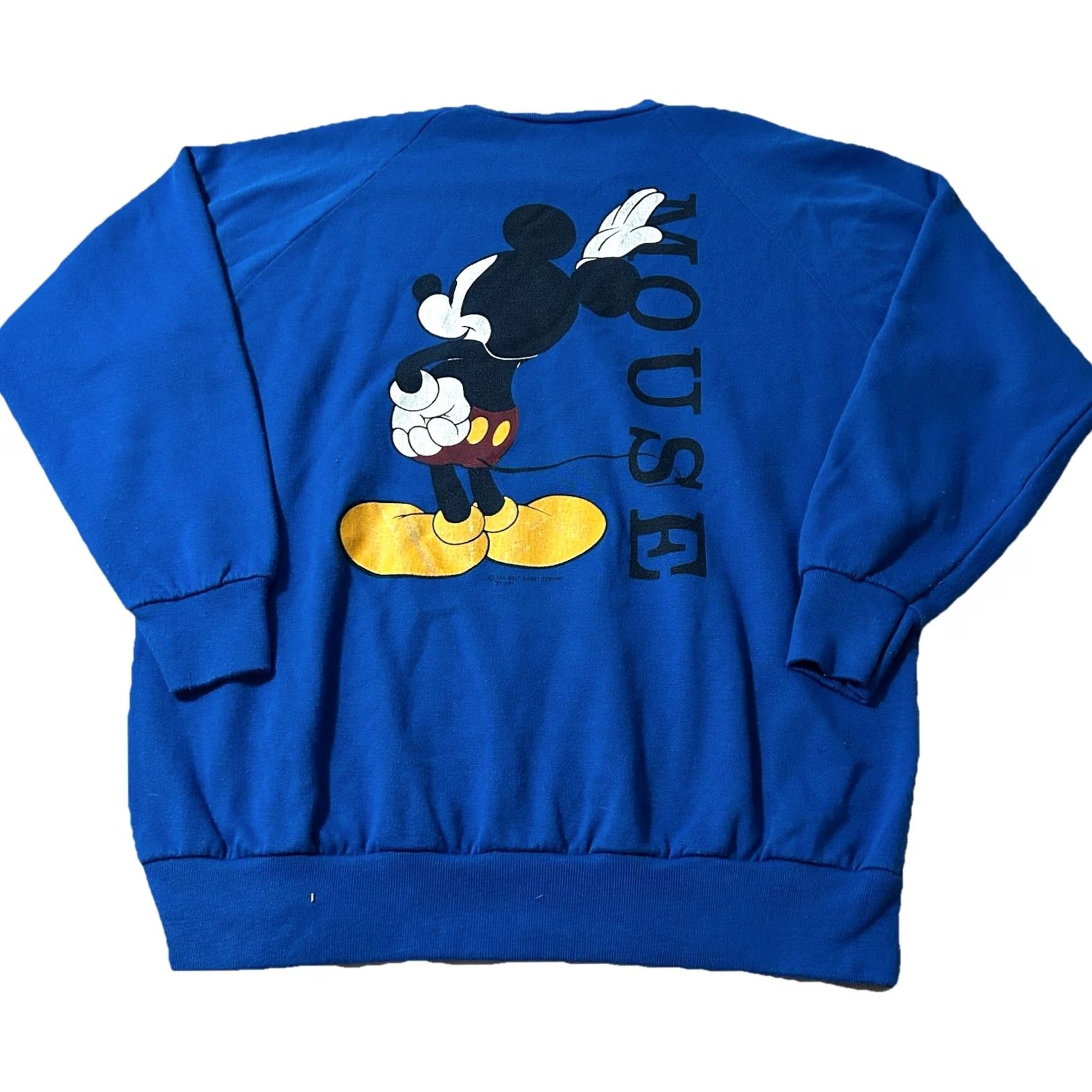 Doublet VINTAGE 80s Mickey Mouse Sweatshirt Blue L Mens Pullover Double Sided Size Large Size US L / EU 52-54 / 3 - 2 Thumbnail