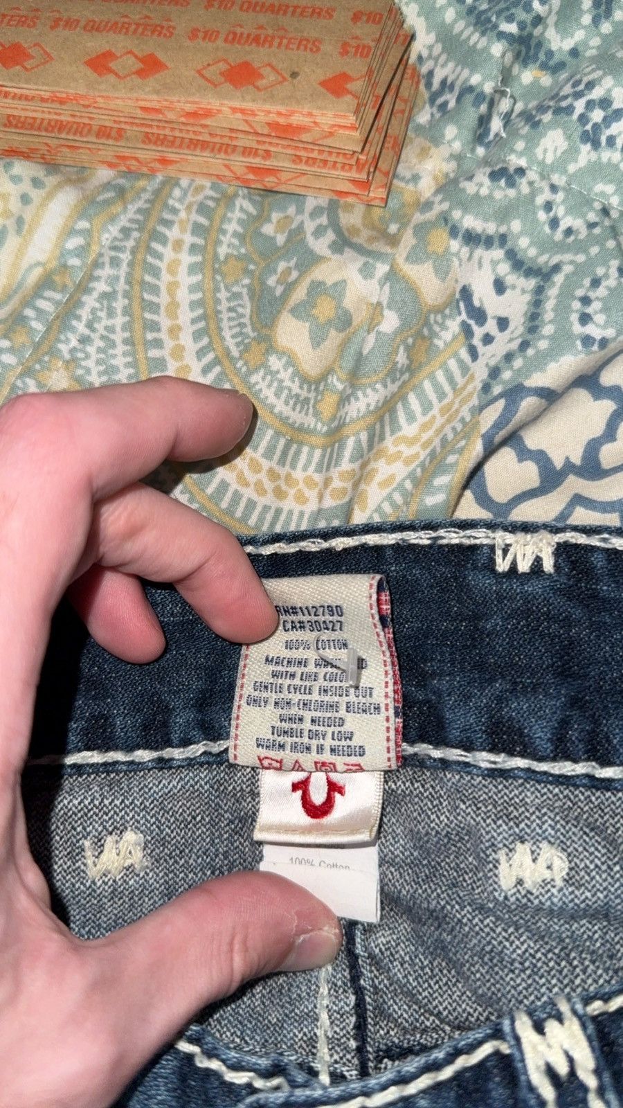 True Religion Nathan Giant Big T Size US 33 - 4 Thumbnail