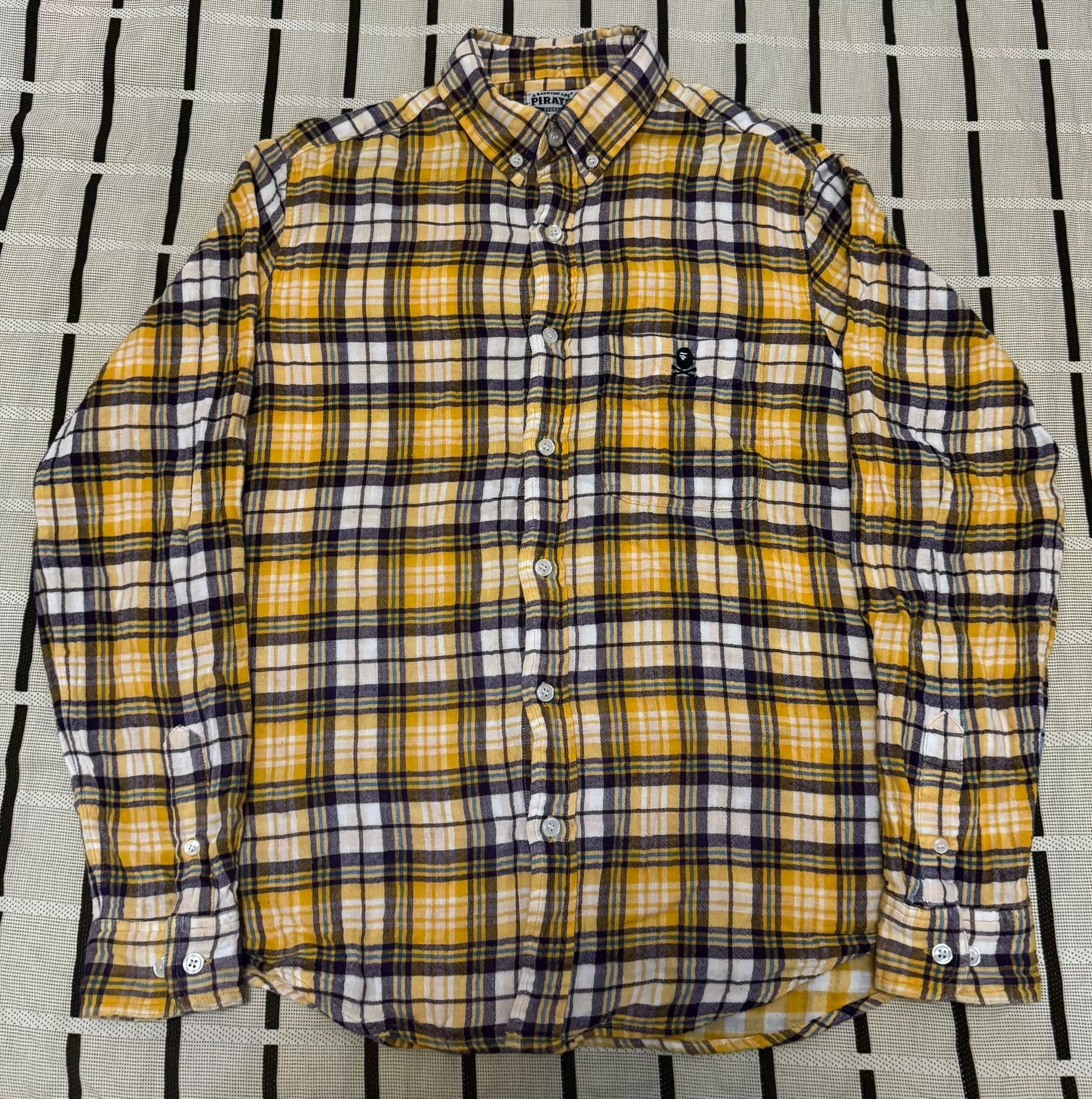 Bape Bape Retro Ape Gold Shirt L Men Size US L / EU 52-54 / 3 - 1 Thumbnail
