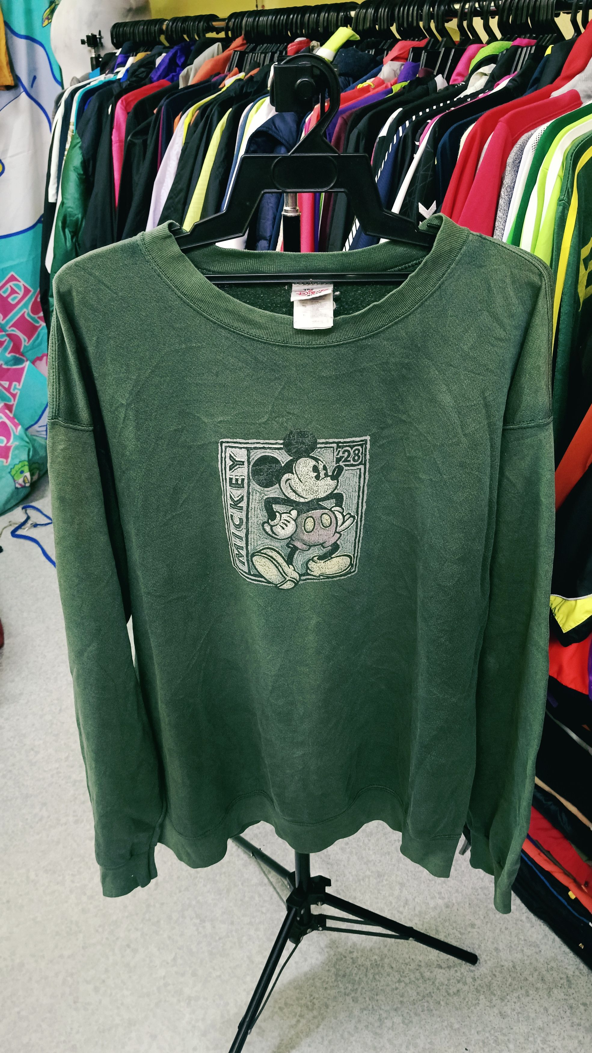Disney Vintage Disney Mickey Mouse Distressed Sweatshirt Size US XL / EU 56 / 4 - 1 Thumbnail