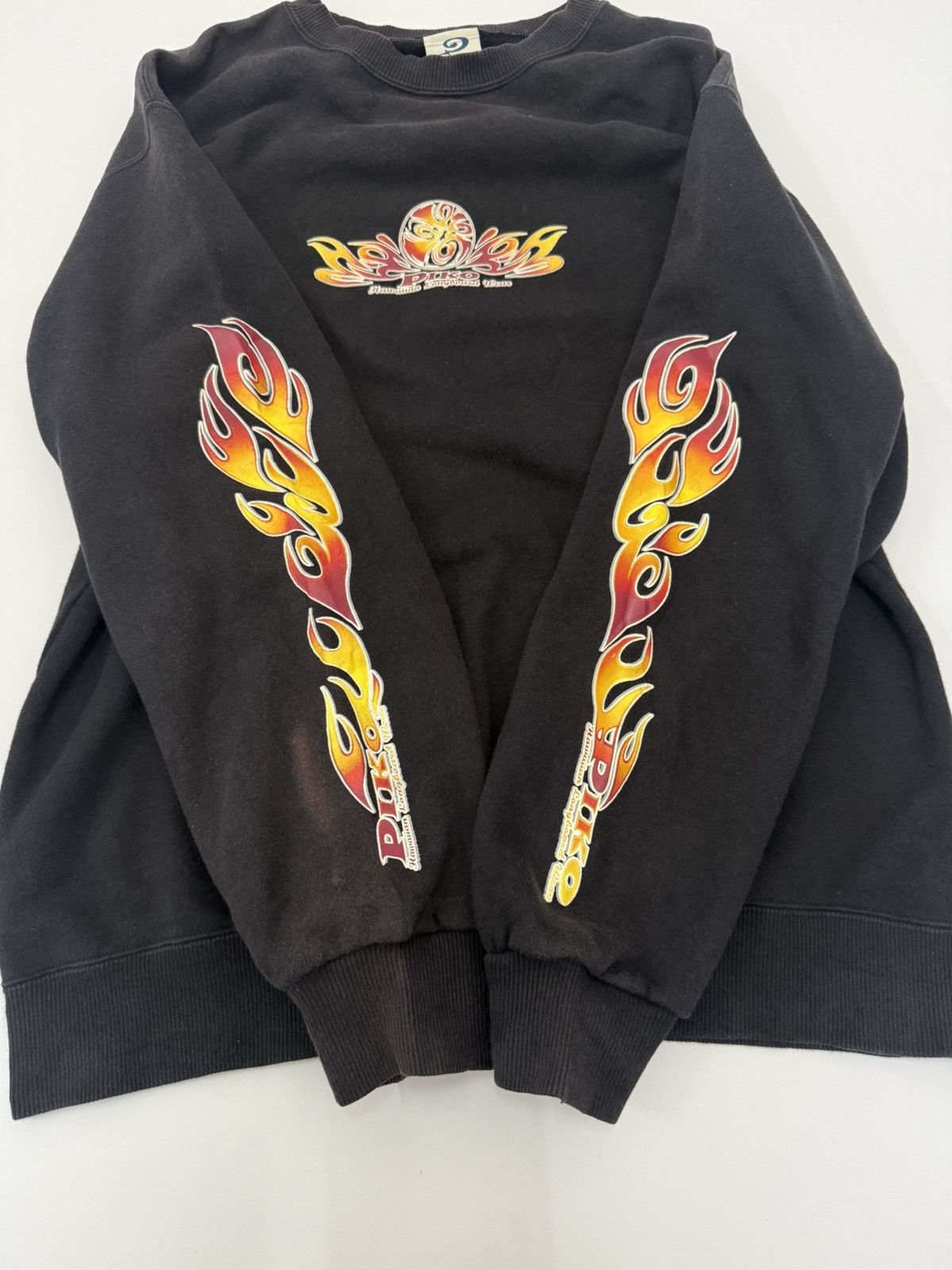 Sun Surf 🔥 FLAME 🔥 Piko Longboard Wear Big Logo Roundneck Sweat - L Size US L / EU 52-54 / 3 - 7 Thumbnail