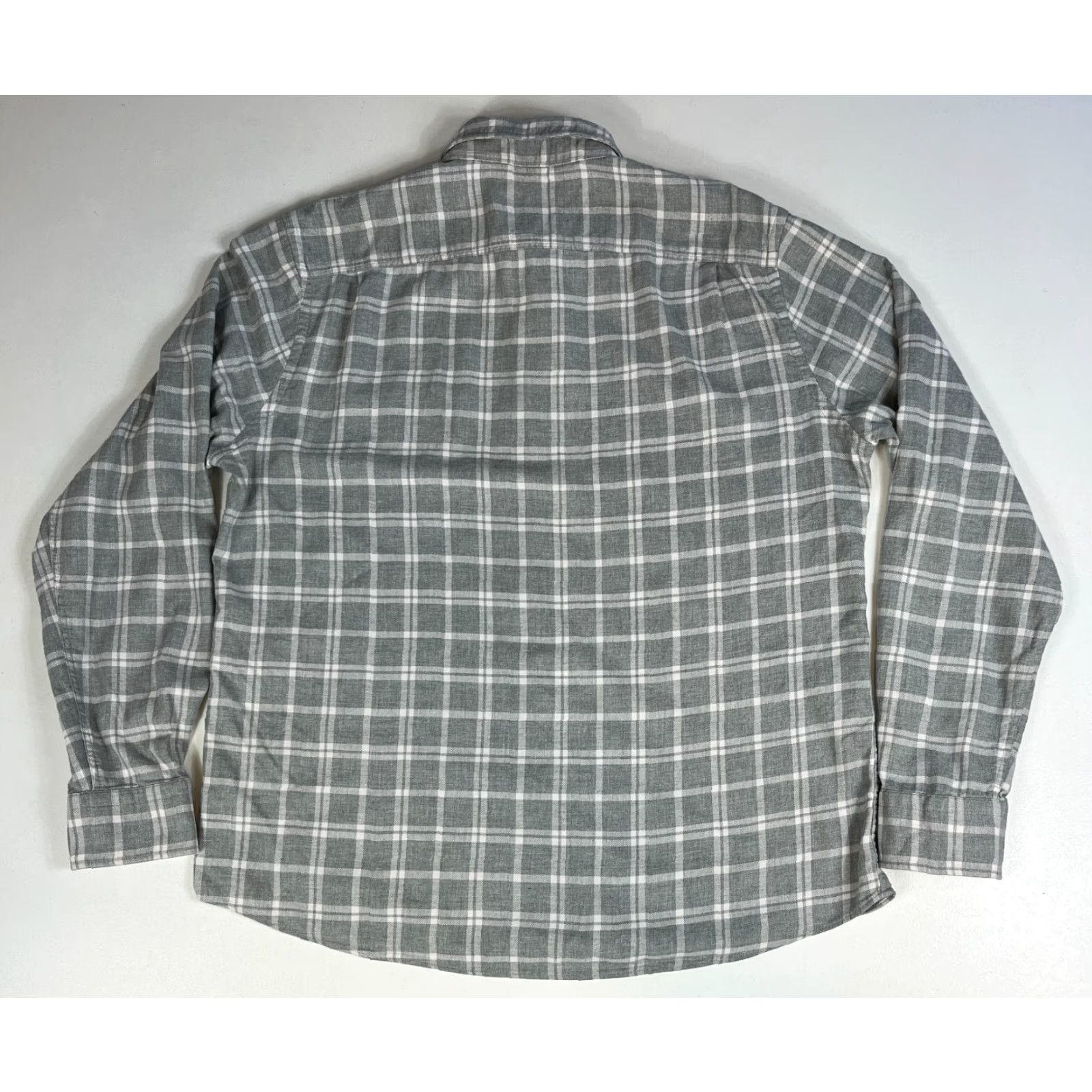 Faherty Faherty Button-Up Plaid Flannel Shirt XL Gray Cotton Organic (Men) Size US XL / EU 56 / 4 - 4 Thumbnail
