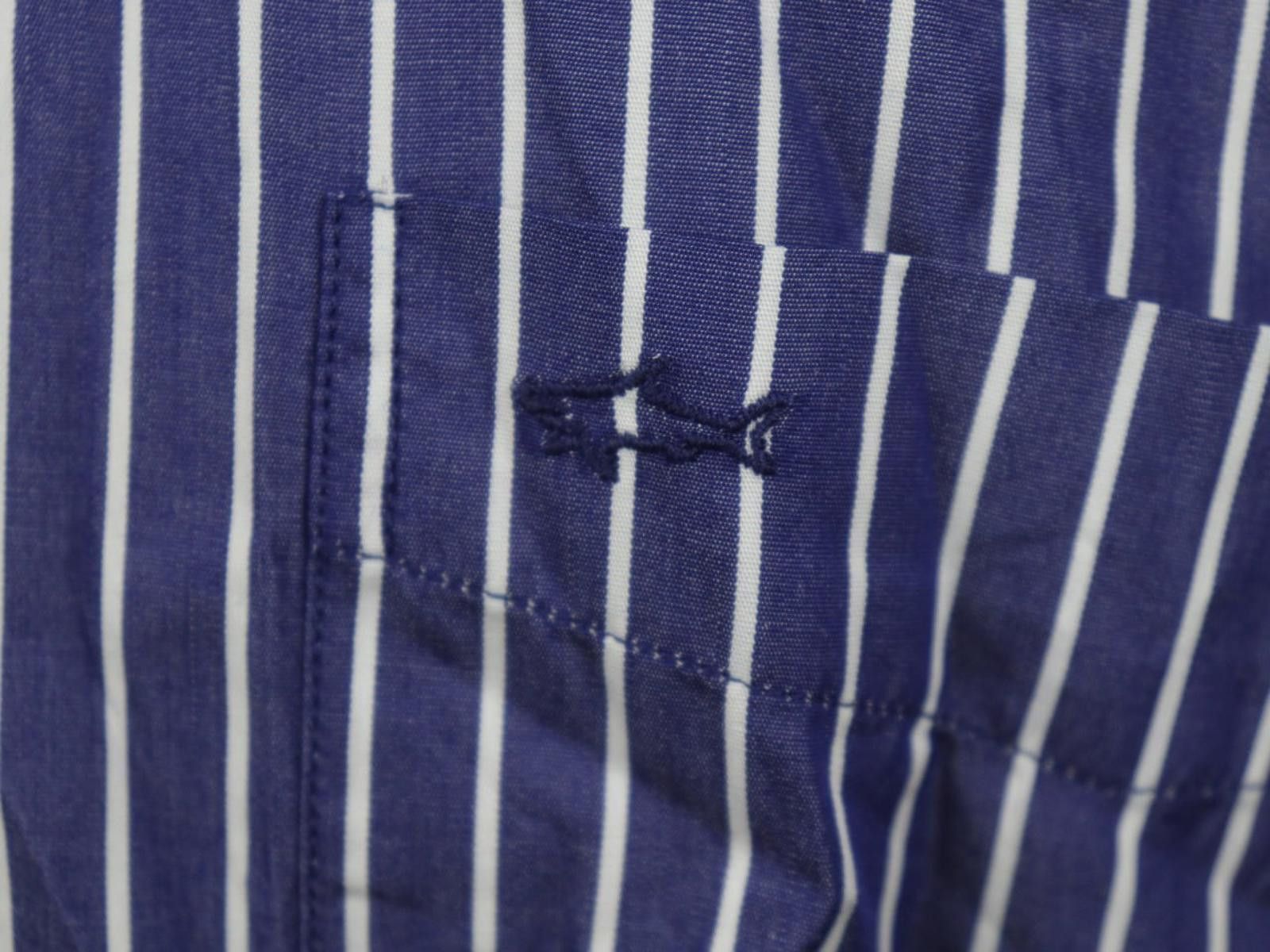 Paul & Shark Paul & Shark Blue White Striped Button-Down Shirt Size 46 Size US M / EU 48-50 / 2 - 3 Thumbnail