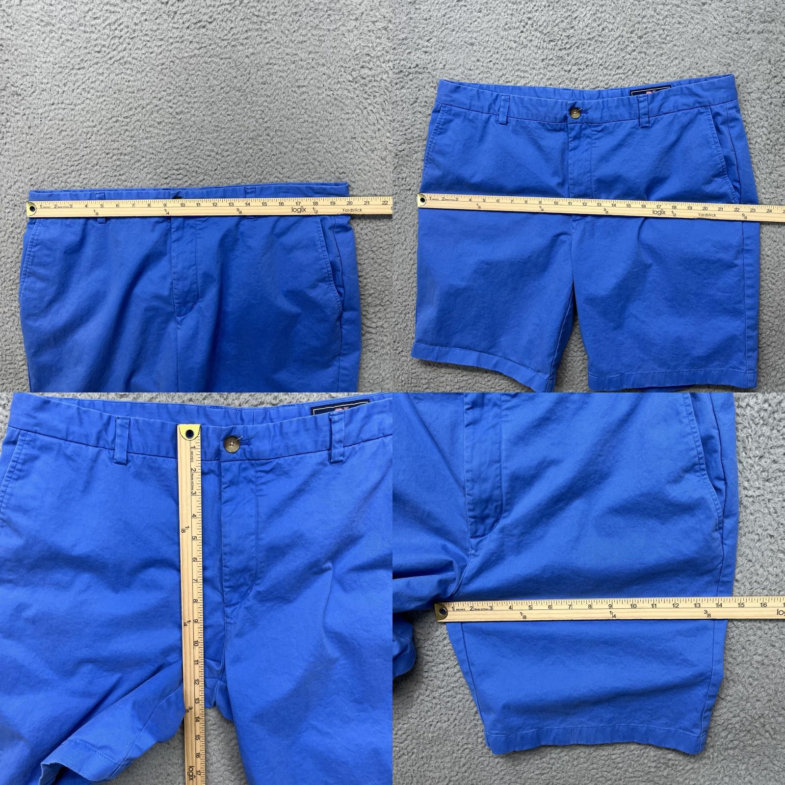 Vineyard Vines VINTAGE? No. Vineyard Vines Breaker Shorts Mens 40 Blue Stretch Chino Golf Casual Summer Mens Size US 40 / EU 56 - 8 Thumbnail