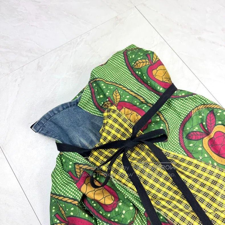 Comme des Garcons Comme Des Garcons size S Green Vintage Patchwork Wrap Skir Size 23" - 3 Thumbnail