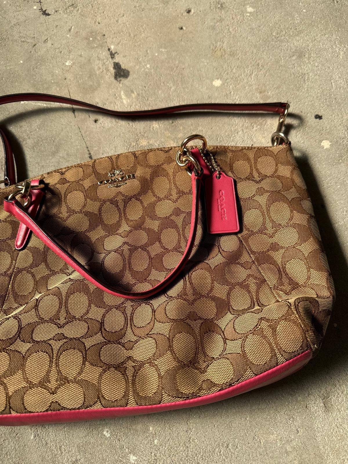 Coach Coach 2Way Kelsey ShoulderBag Beige/Pink Size ONE SIZE - 3 Thumbnail