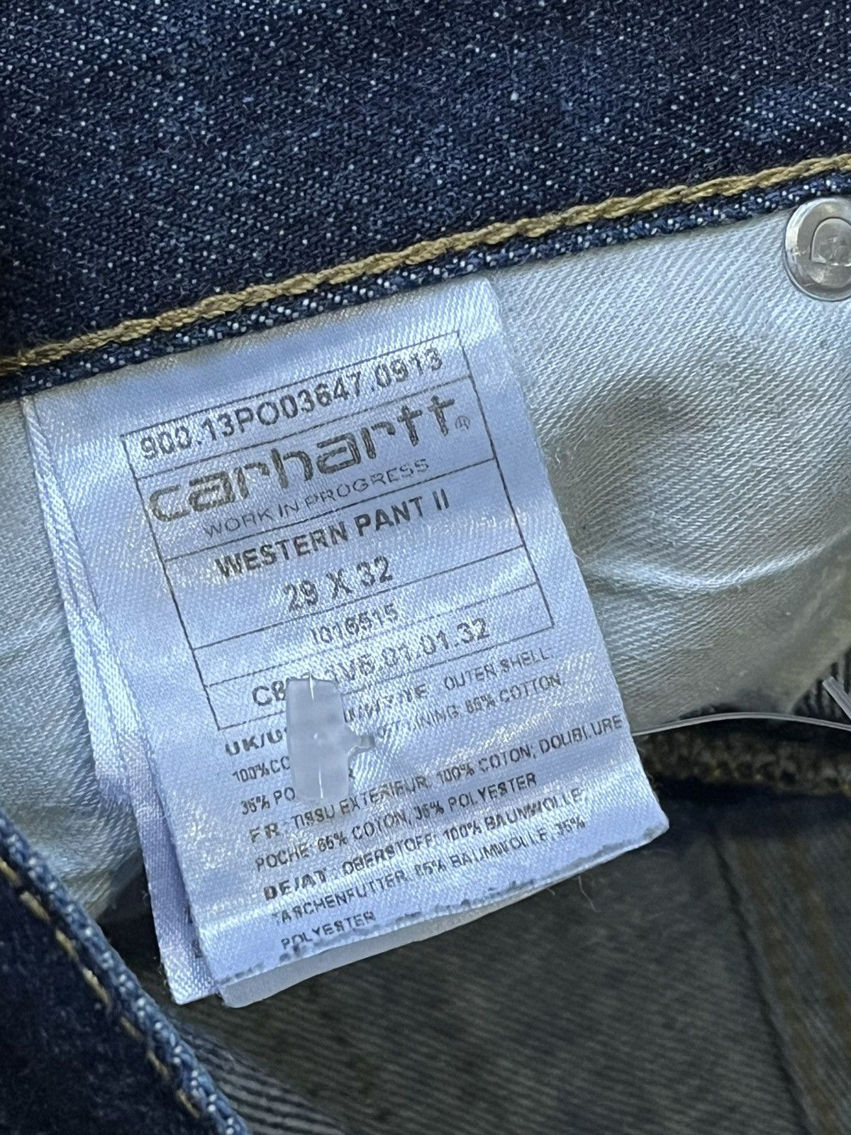 Carhartt Carhartt men’s denim pants W29L32 Size US 29 - 4 Thumbnail