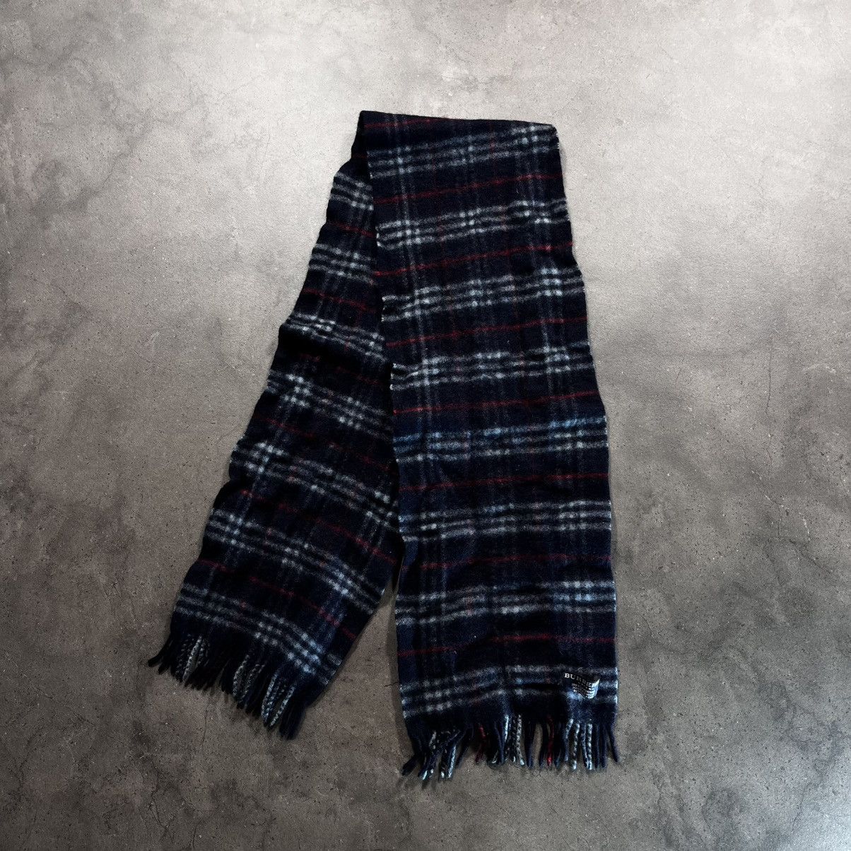 Burberry Burberry London 00s Vintage Lambs Wool Scarf Scarv Old Money Size ONE SIZE - 6 Thumbnail