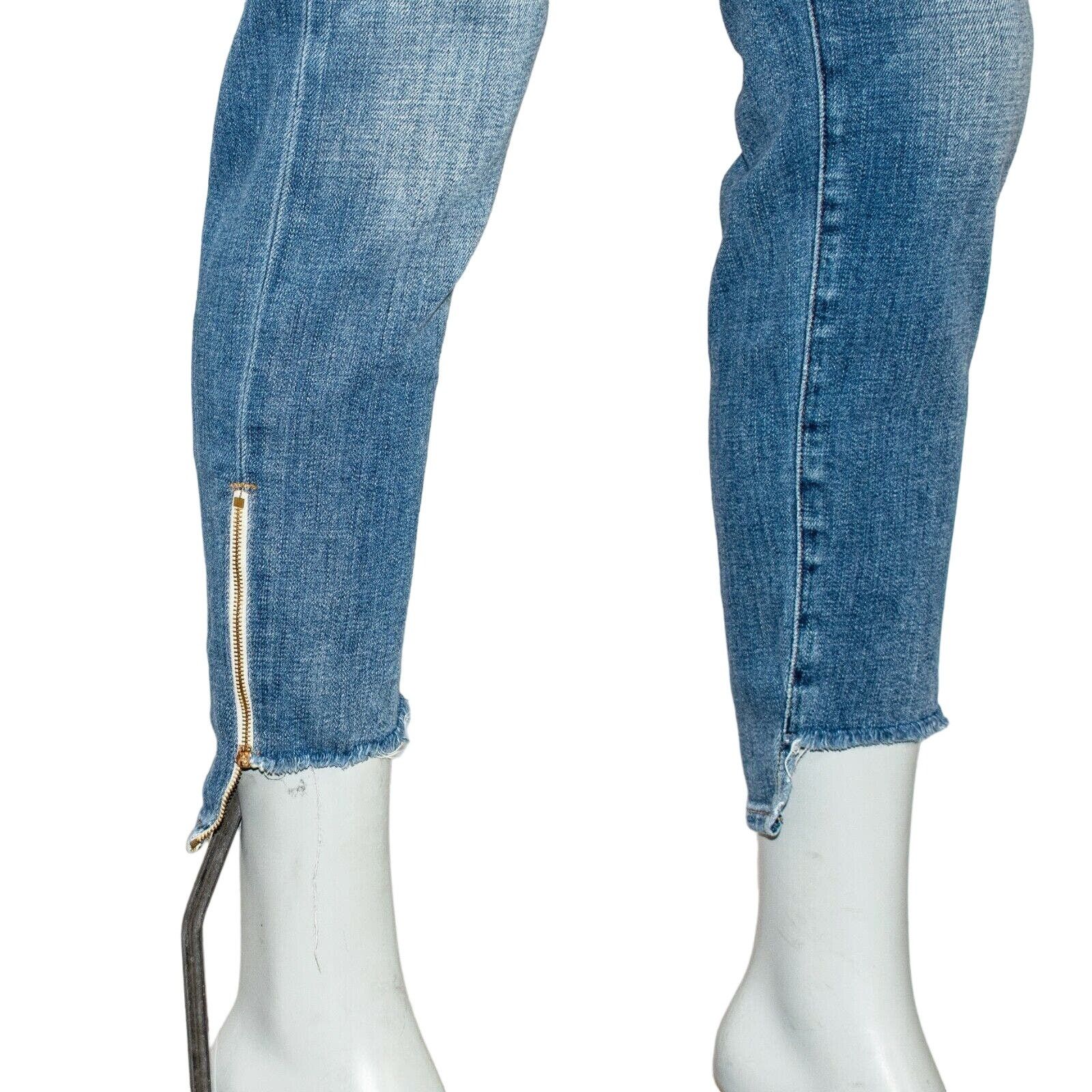 Frame FRAME Denim Women's Le Garcon Jeans Raw ankle Zip Melbourne Size 26" / US 2 / IT 38 - 11 Thumbnail