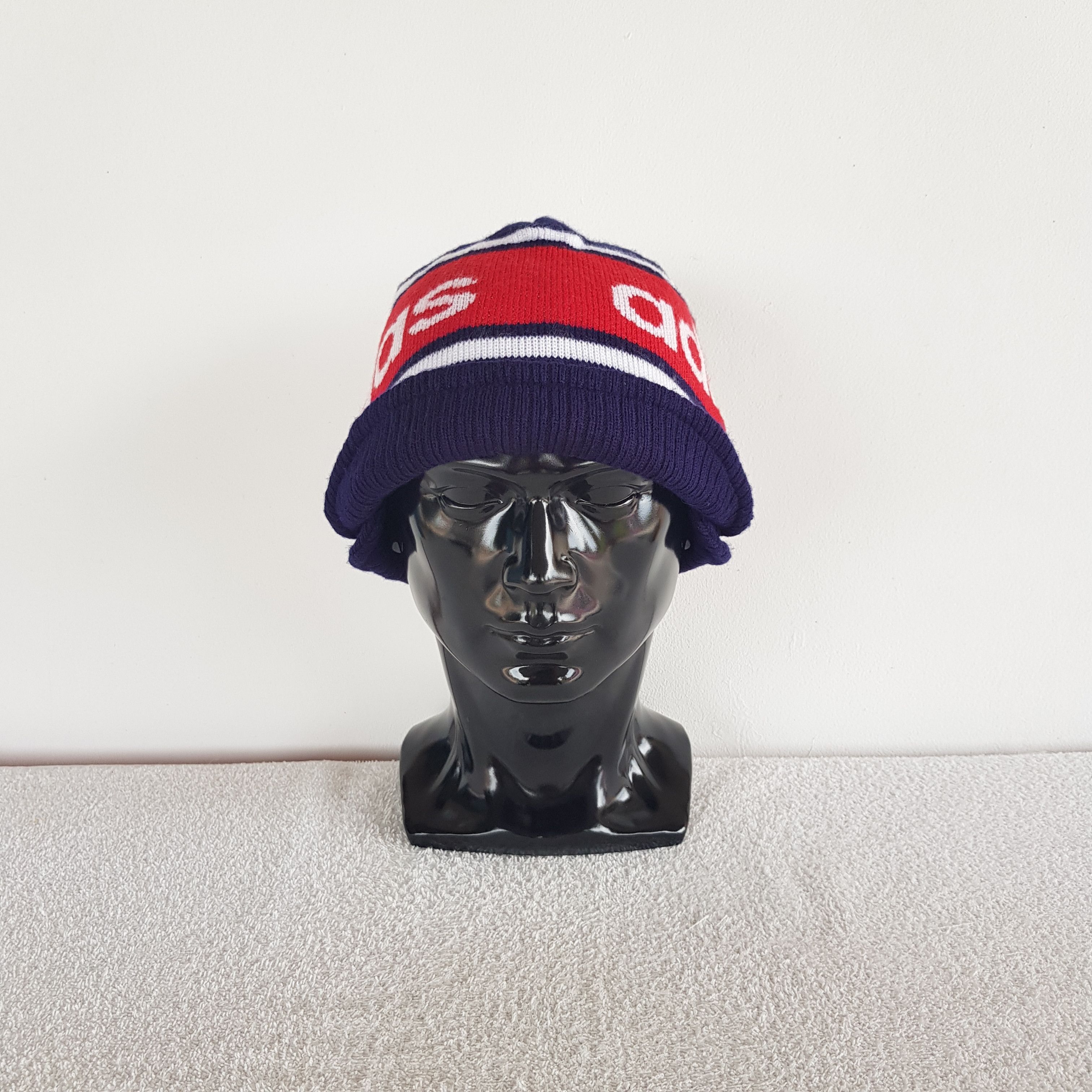 Adidas Vintage Adidas Earflap Beanie Ribbed Knit Snow Caps Hats. Size ONE SIZE - 3 Thumbnail