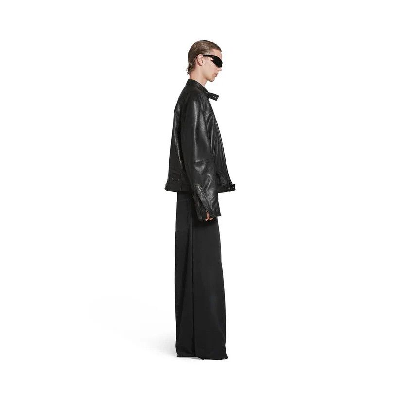 Balenciaga o1bcso1str1025 Deconstructed Zip-Up Jacket in Black Size US L / EU 52-54 / 3 - 5 Thumbnail