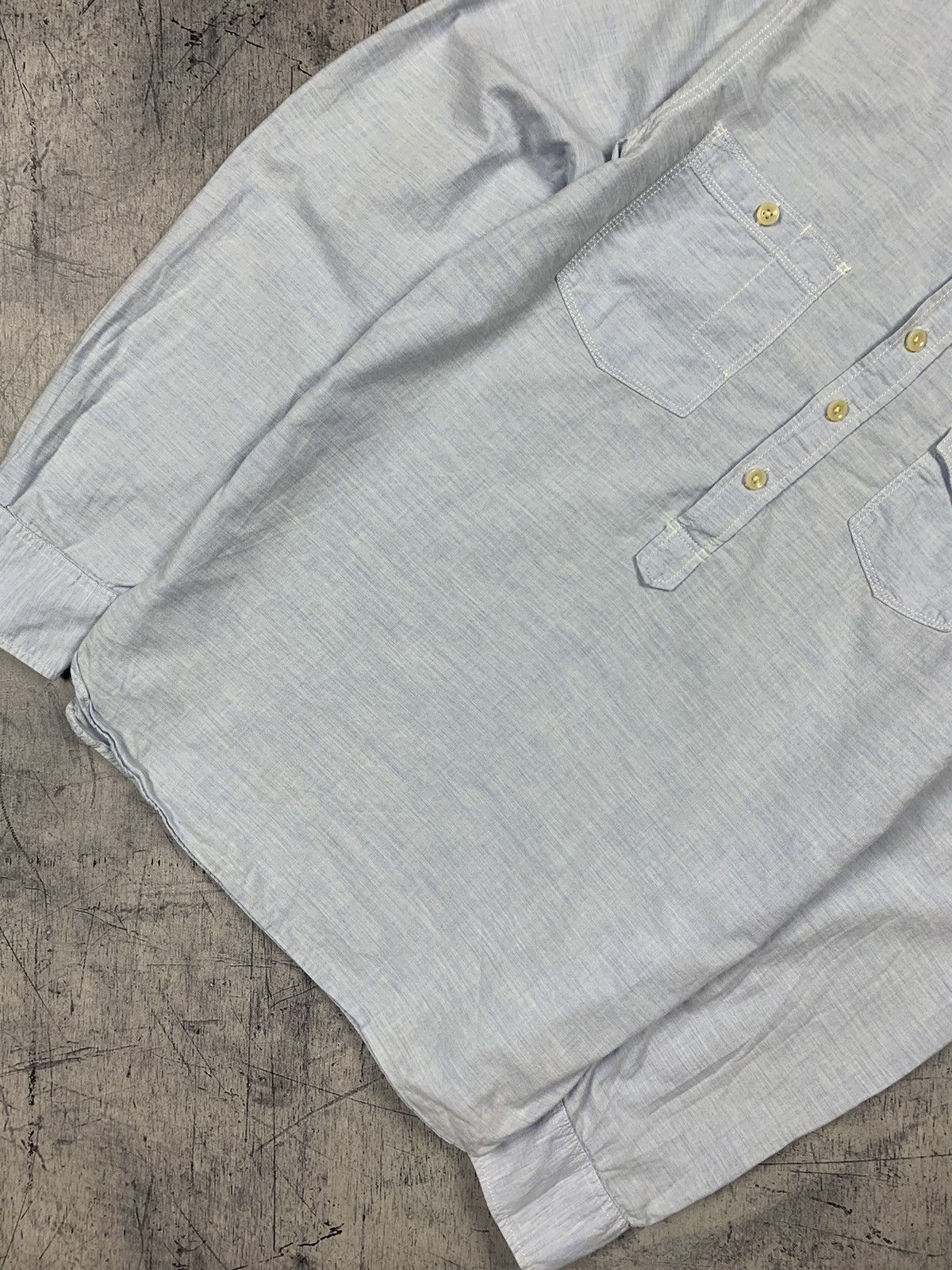 Allsaints Designer Allsaints Stapleton L/SVL Shirt Buttons-Up Blue Size US S / EU 44-46 / 1 - 6 Thumbnail