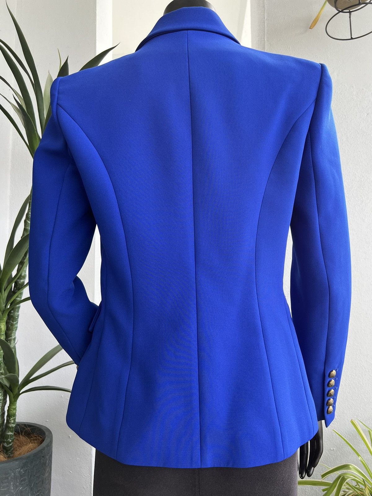 Other Elegant Women Designer Spring Blue Casual Blazer Size L / US 10 / IT 46 - 4 Thumbnail