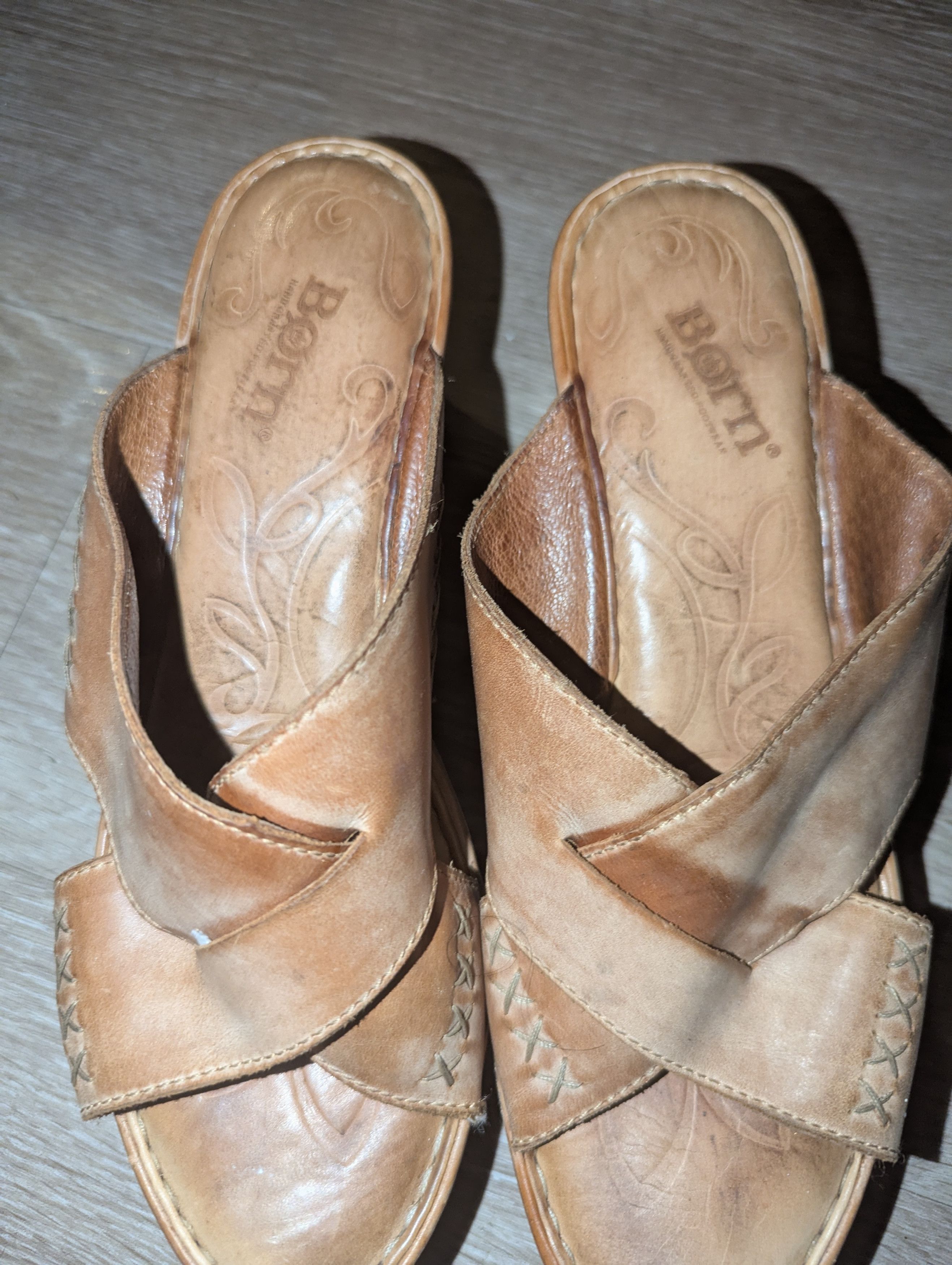 Born Born wedge sandals Size US 7 / IT 37 - 2 Thumbnail