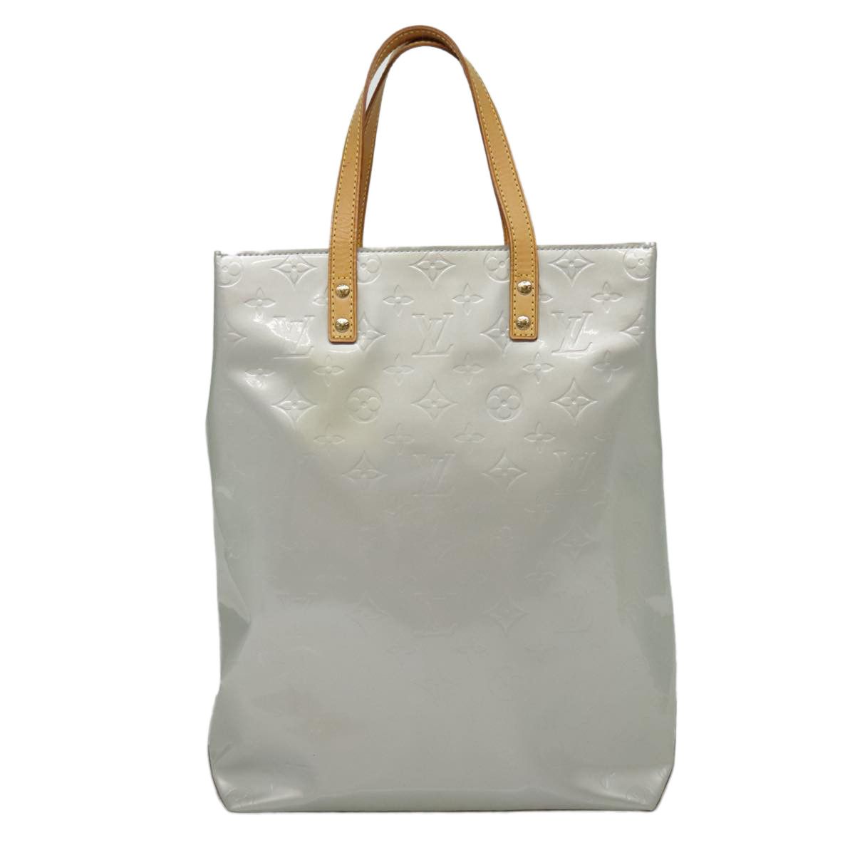 Louis Vuitton Reade Grey Patent Leather Tote Bag (Pre-Owned) Size ONE SIZE - 1 Thumbnail
