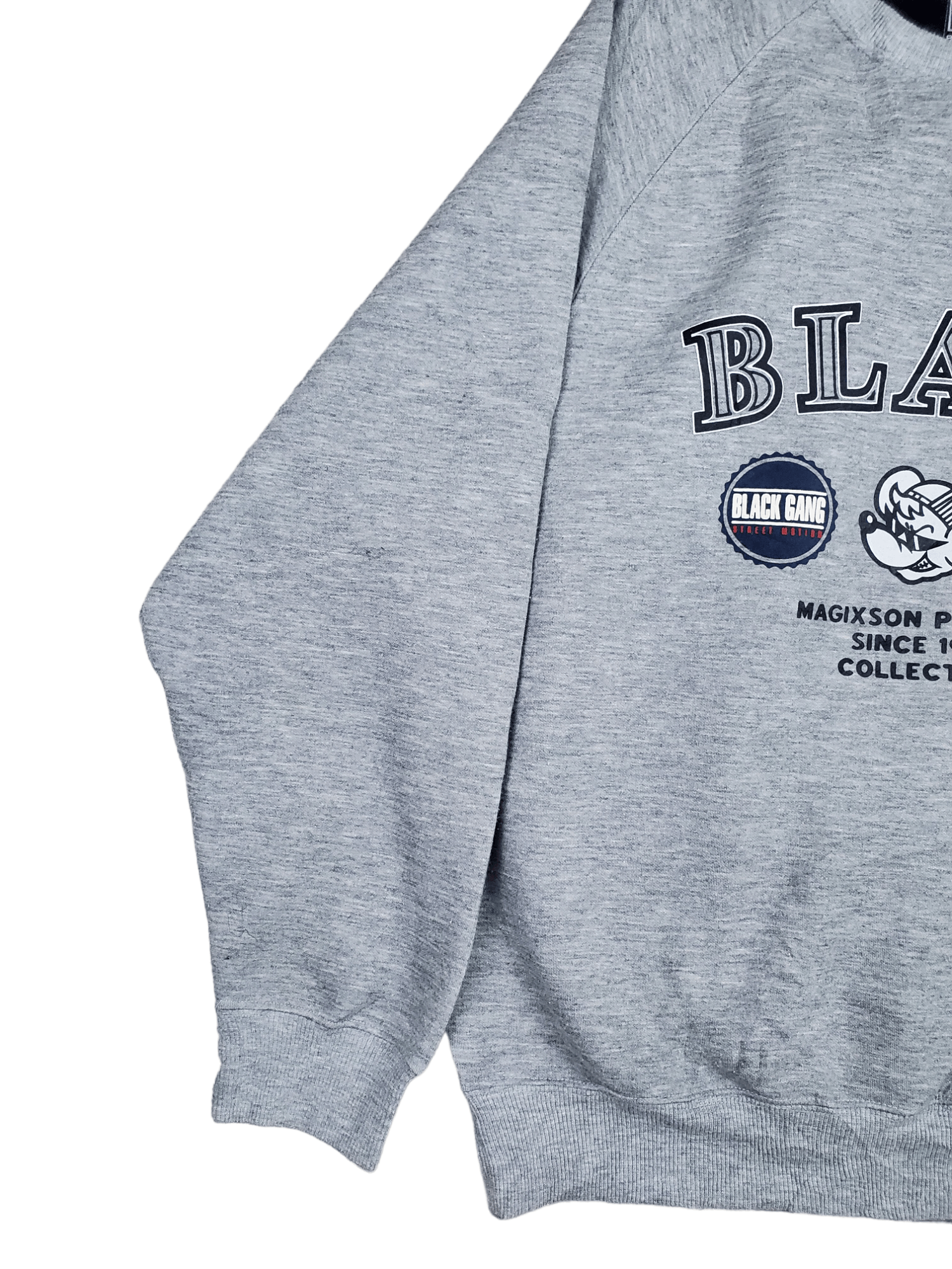 Vintage Vintage 90s Black Gang Rats Crewneck Size US L / EU 52-54 / 3 - 4 Thumbnail
