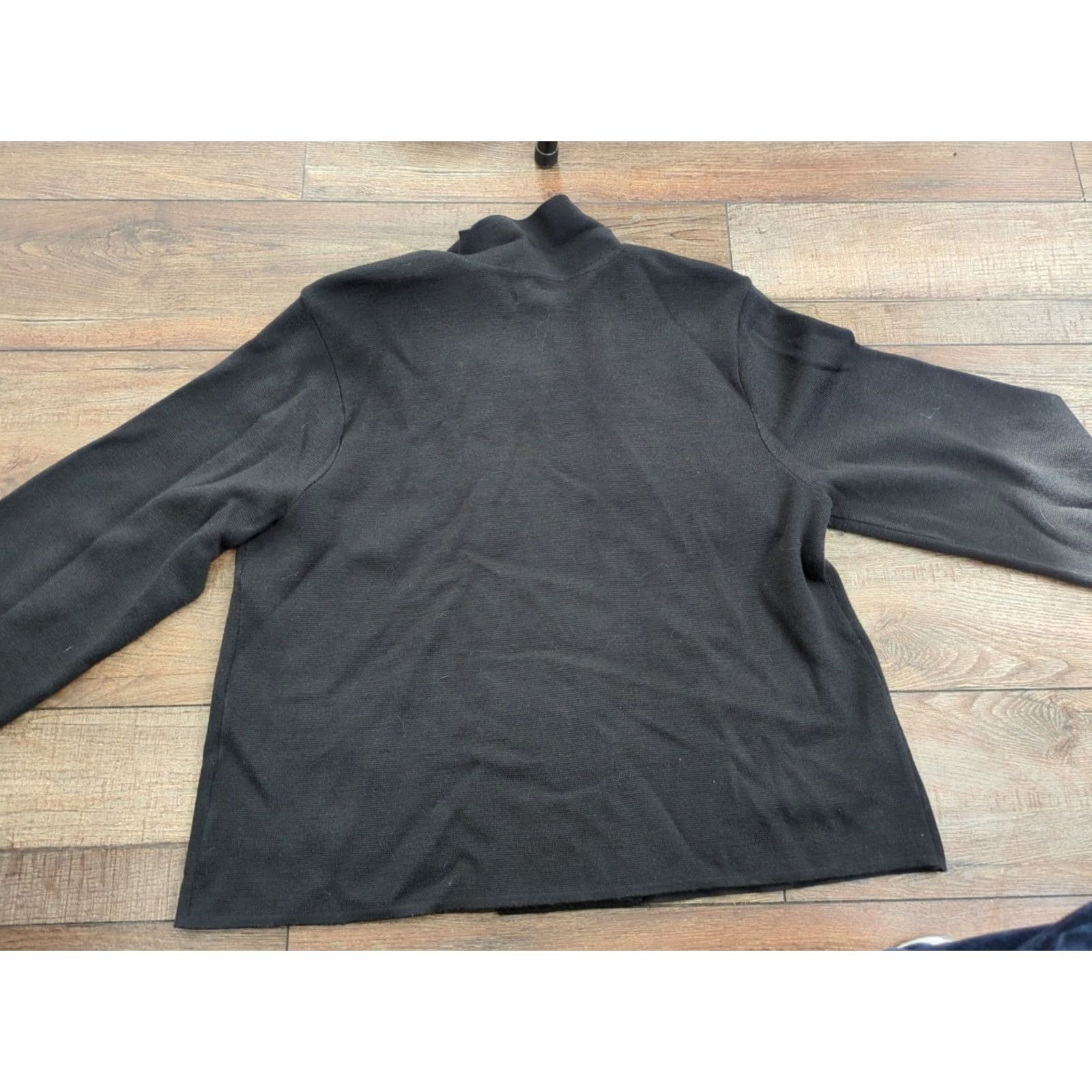 Doublet VINTAGE Covington Cardigan Sweater Jacket Black 16-18W Women Plus Size Long Sleeve Knit Size XXL / US 16-18 / IT 52-54 - 4 Thumbnail
