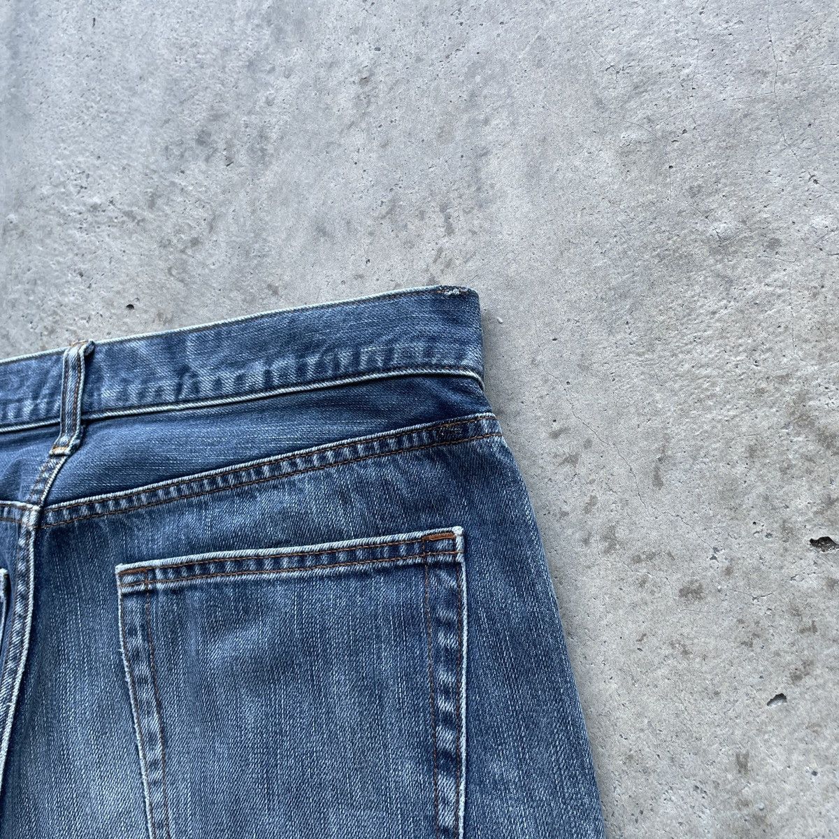 Japanese Brand × Jean W34💥 Vintage Japanese Faded Jeans Denim Pants Distressed Size US 34 / EU 50 - 9 Thumbnail