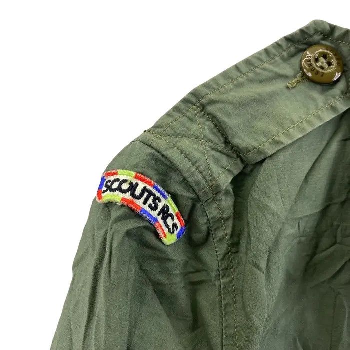 Vintage Vtg RODEO CROWN MILITARY Patchwork Army Jacket Parka Scout Size S / US 4 / IT 40 - 3 Thumbnail