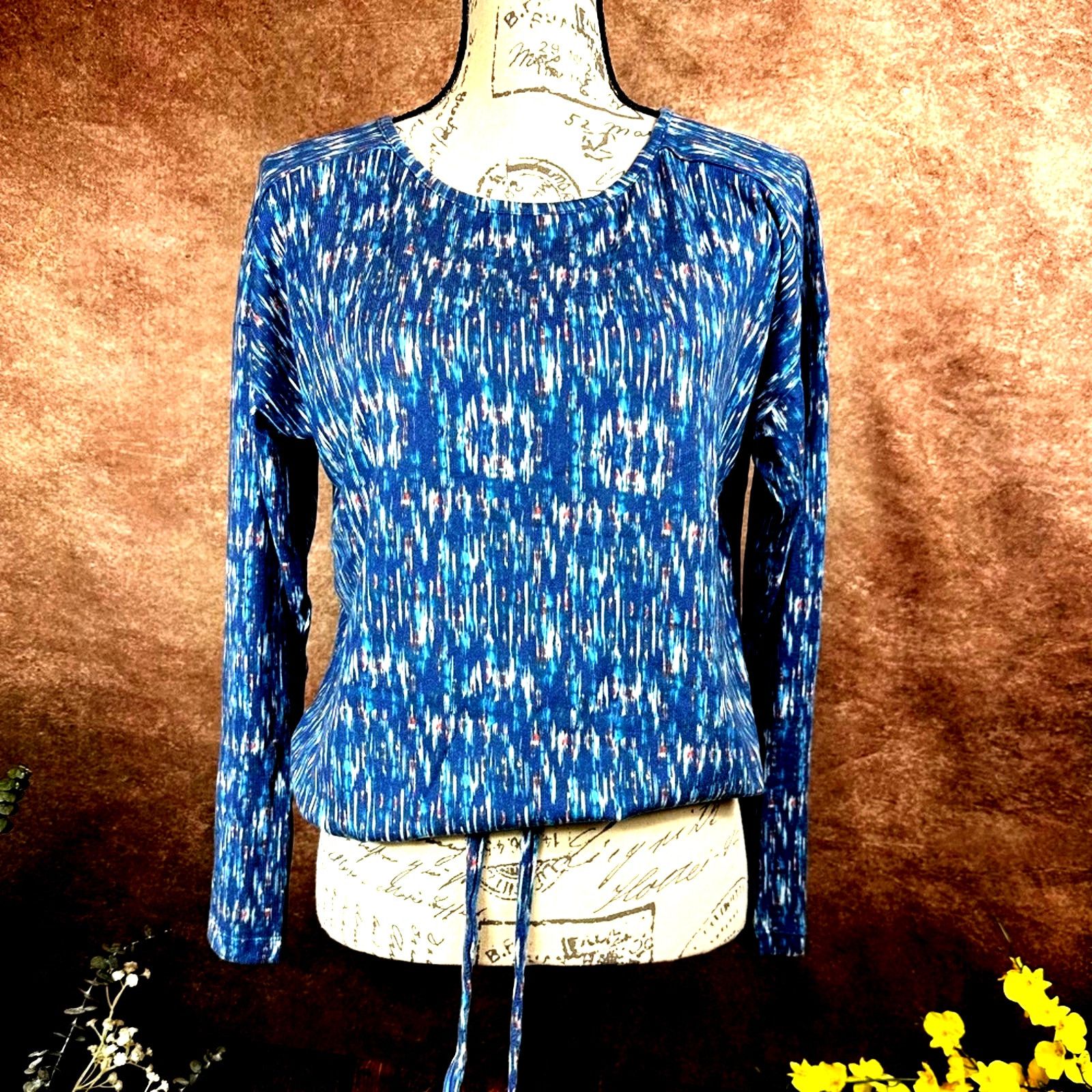 Other Retreat Rhonda Shear Drawstring Hem Tunic Peacock Blue M Size M / US 6-8 / IT 42-44 - 2 Thumbnail