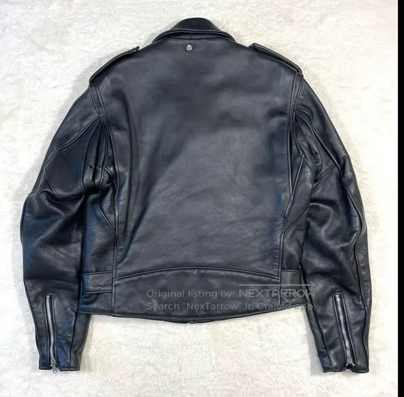 Schott Schott Leather coat Size US XXS / EU 40 - 3 Thumbnail