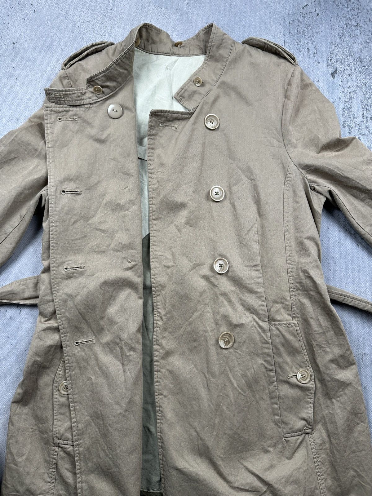 By Malene Birger By Malene Birger Vintage Trench Coat Belted Cotton Classic Size L / US 10 / IT 46 - 7 Thumbnail
