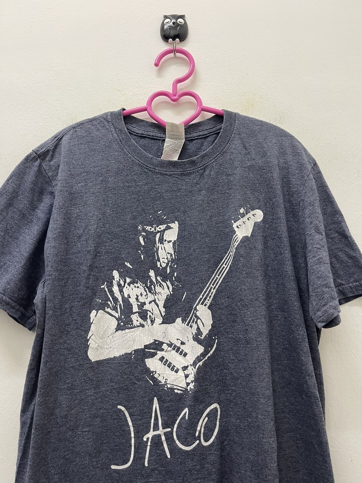Band Tees Rare Vintage JACO PASTORIUS Bass Guitarist Size US M / EU 48-50 / 2 - 2 Thumbnail