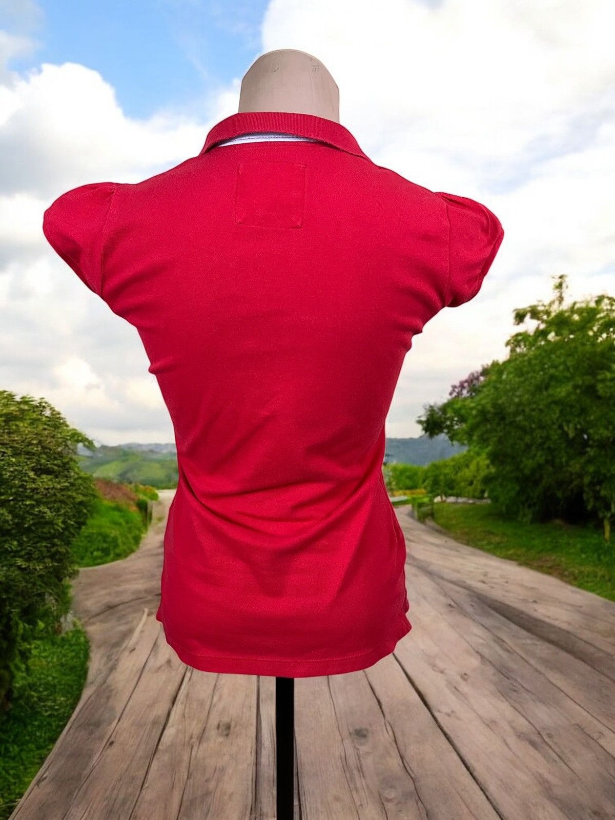 Pepe Jeans Pepe Jeans Gummy Red Polo Shirt Size S Size S / US 4 / IT 40 - 3 Thumbnail