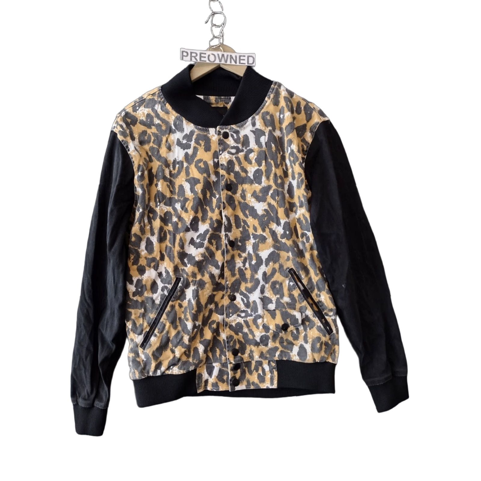 Joyrich VINTAGE JOYRICH Los Angeles Leopard Baseball Style Bomber Jacket Zip Pockets Women's M Size M / US 6-8 / IT 42-44 - 1 Thumbnail