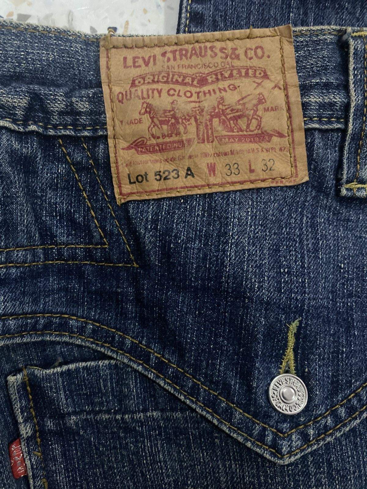 Levi's Vintage Clothing Levi’s (straight fit) made in usa Size US 33 - 3 Thumbnail