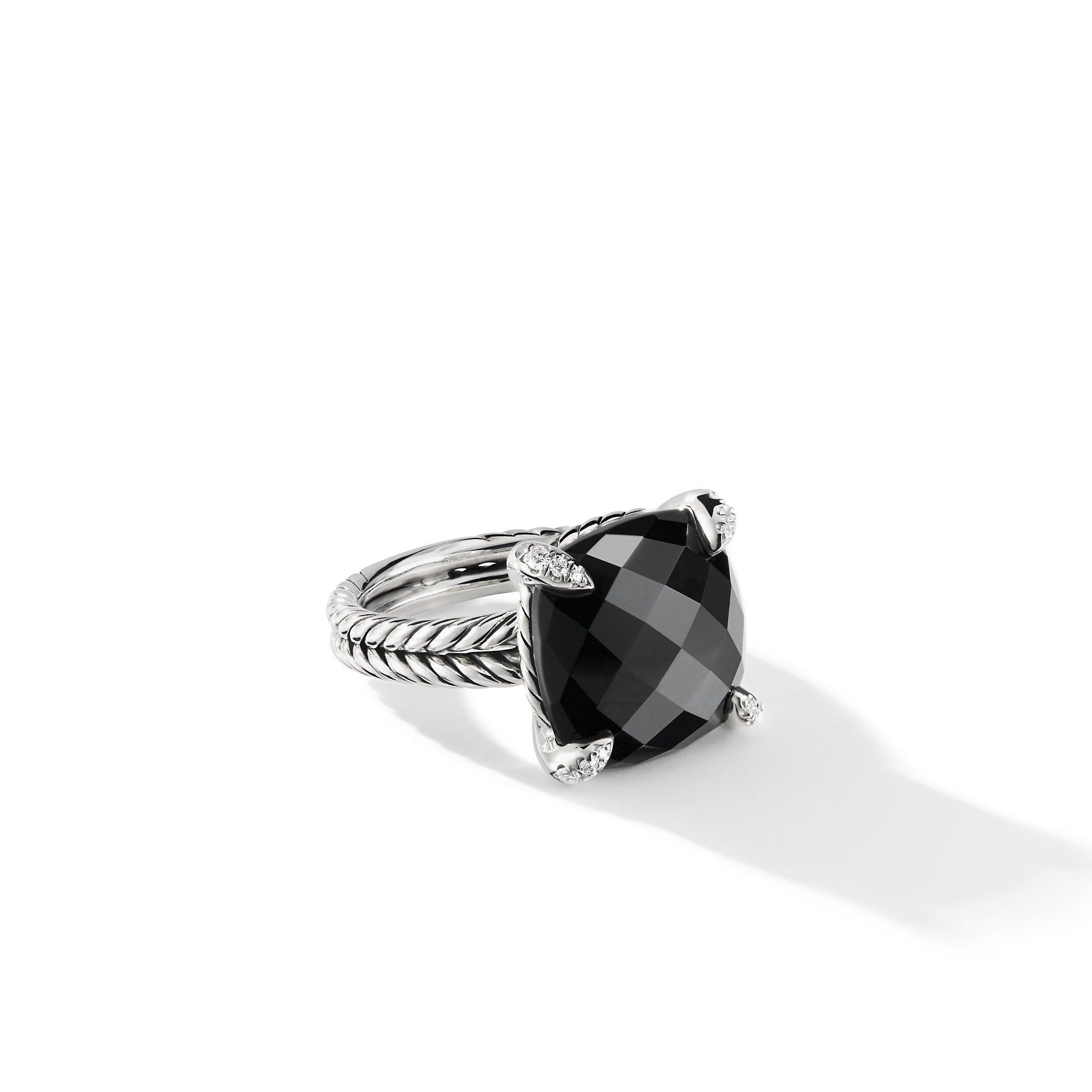 David Yurman o1w1db10526 R12742D Size:9/Chatelaine Ring in Silver Size ONE SIZE - 1 Thumbnail