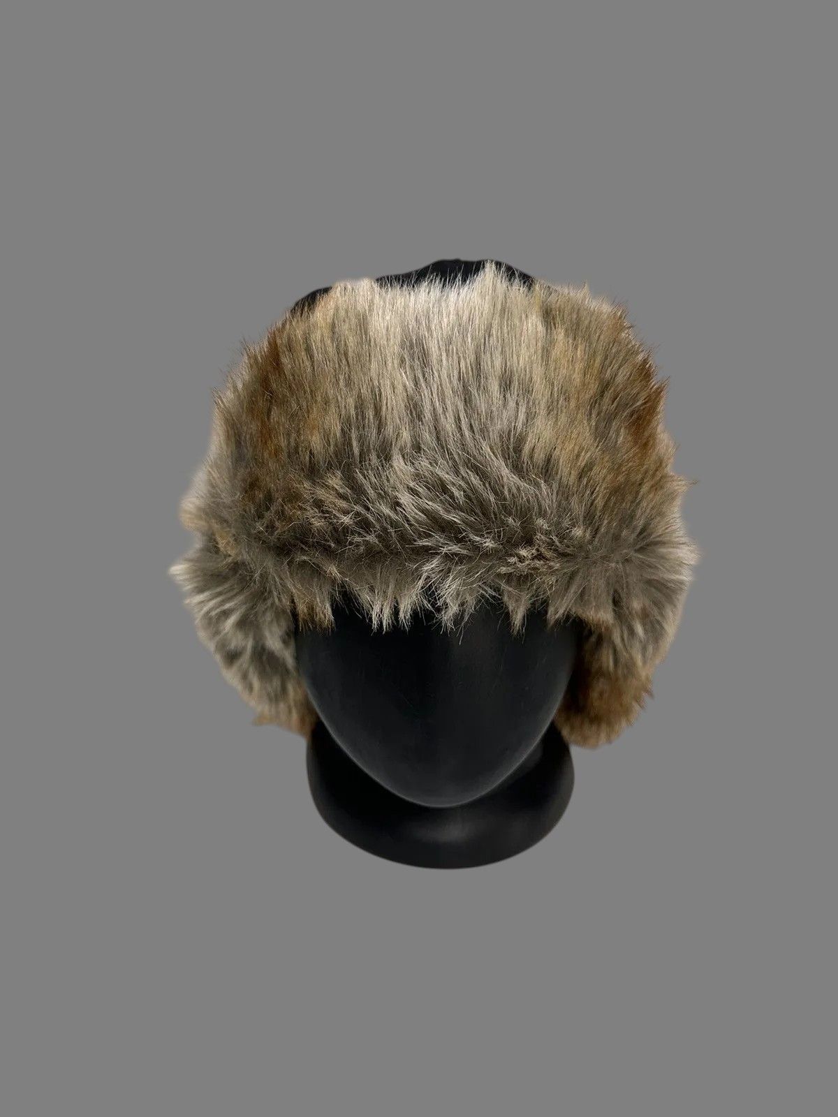 Le Grande Bleu (L.G.B.) Y2K Dickies Retro Black Trapper Hat Faux Fur Vintage Size ONE SIZE - 2 Thumbnail