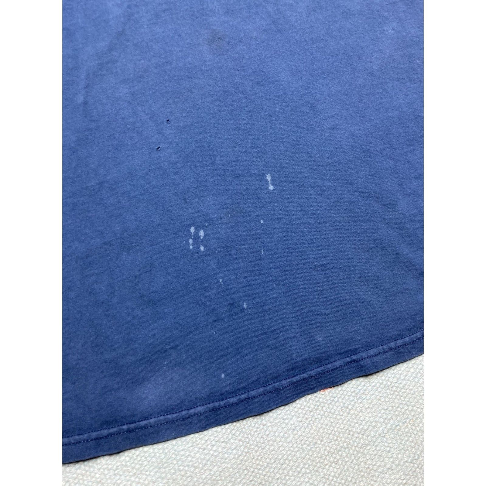 Nike VINTAGE 90s Nike T-Shirt Embroidered Swoosh Check Logo Navy Blue Men’s XXL Shirt Mens Size US XXL / EU 58 / 5 - 2 Thumbnail