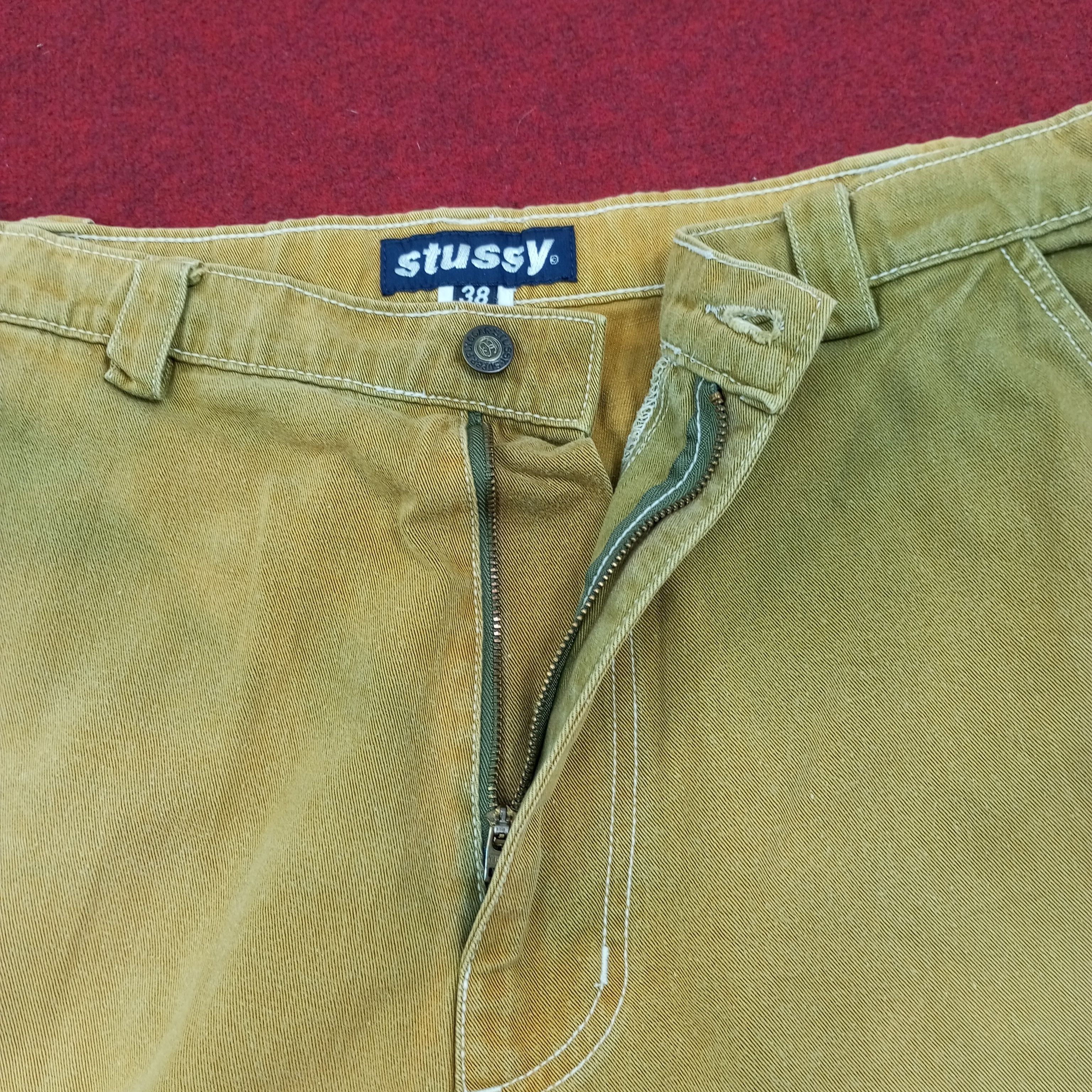 Stussy × Vintage Stussy Streetwear Skateboard Custom Art Style Short Pants Size US 37 - 12 Thumbnail