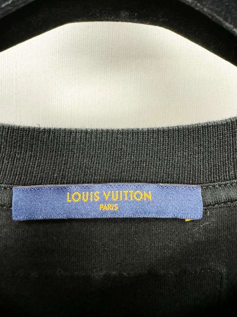 Louis Vuitton Louis Vuitton Black Short Sleeve T -2505 Size M / US 6-8 / IT 42-44 - 5 Thumbnail