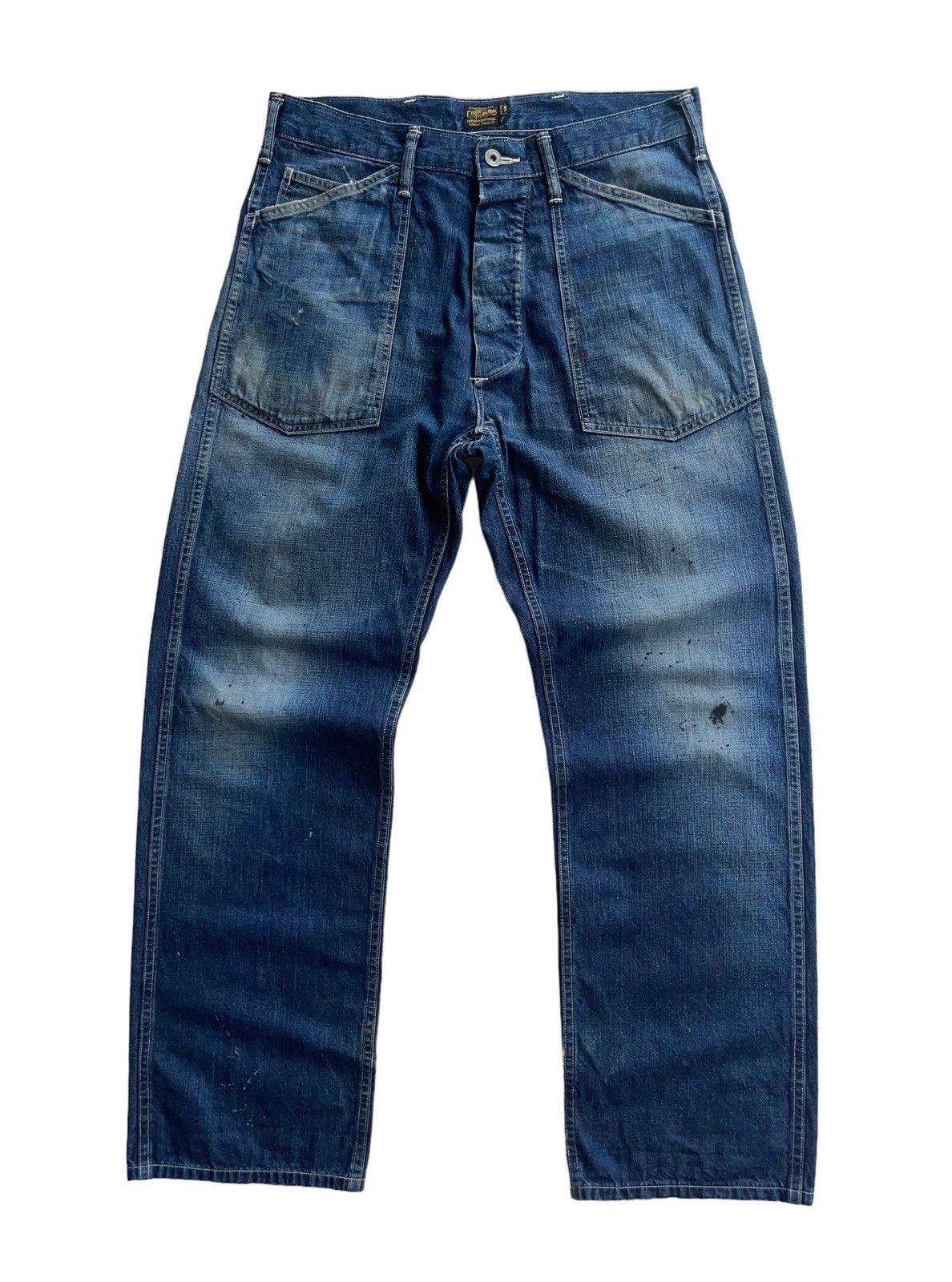 Japanese Brand Cootie Productions Baker Denim Size US 33 - 1 Thumbnail