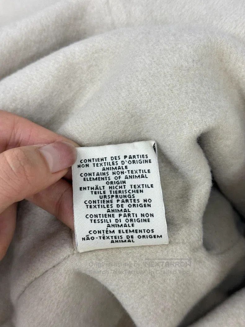 Hermes Hermes Oatmeal color lapel cashmere coat Size XS / US 0-2 / IT 36-38 - 6 Thumbnail