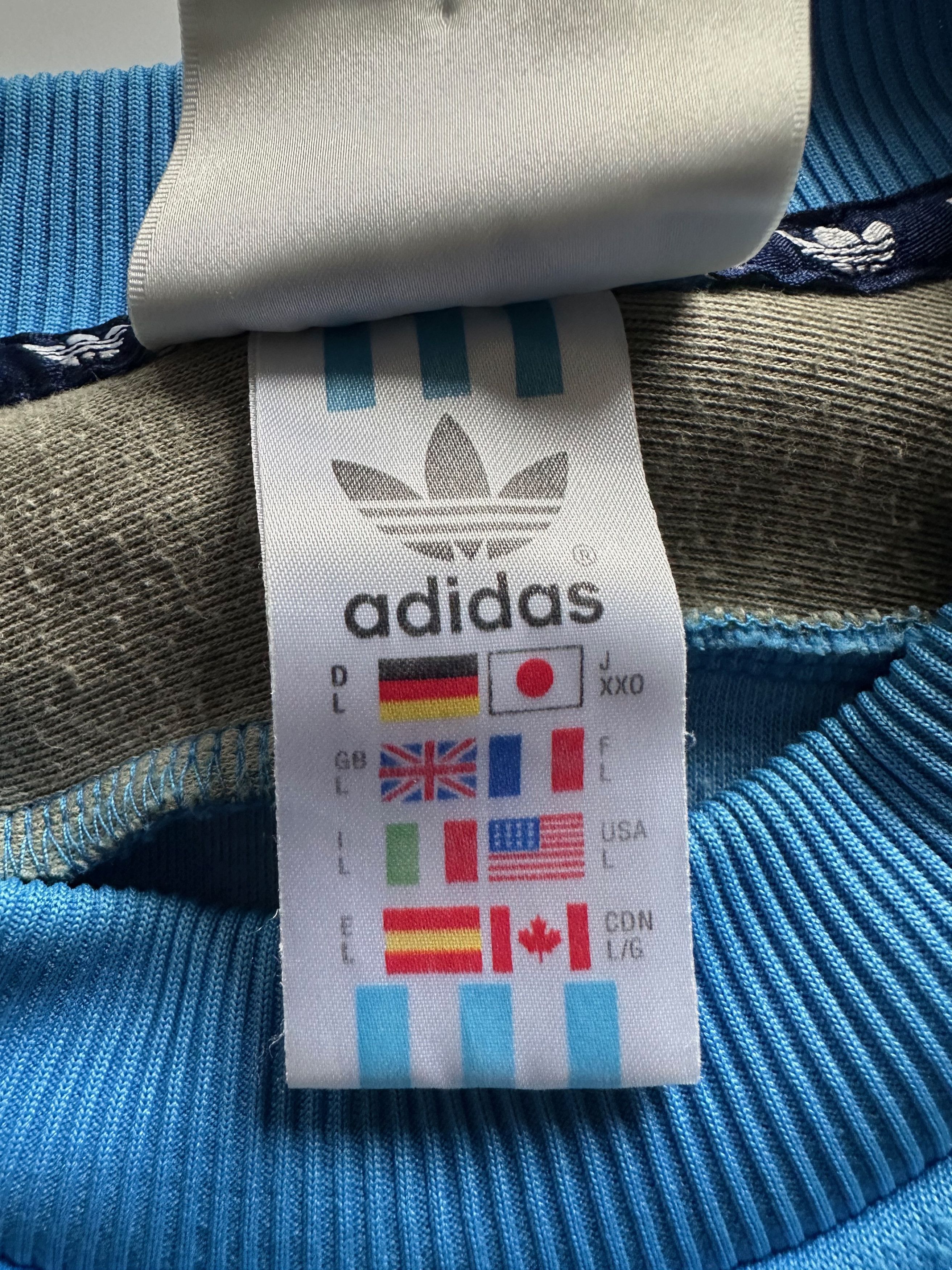 Adidas 90's Adidas Vintage Crew Neck sweatshirt blue Size US L / EU 52-54 / 3 - 6 Thumbnail