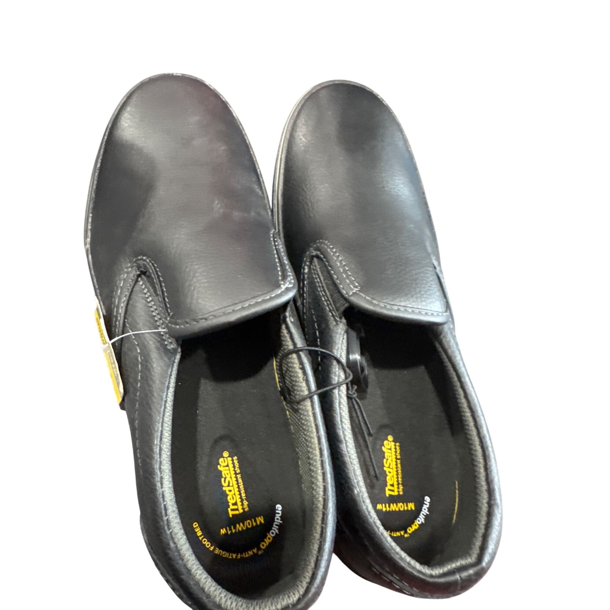 Other Tredsafe Eduro Pro Mens Black Leather Slip-On Loafers Size 1 Size US 10 / EU 43 - 9 Thumbnail