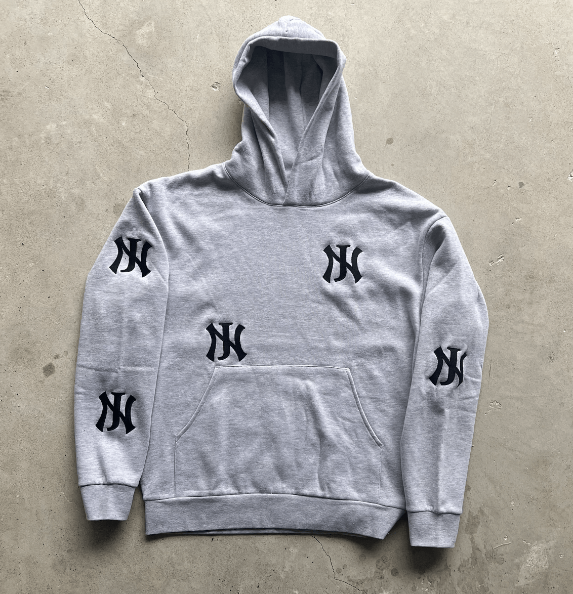 Other NJ New Jersey EMBROIDERED HOODIE Size US M / EU 48-50 / 2 - 2 Thumbnail