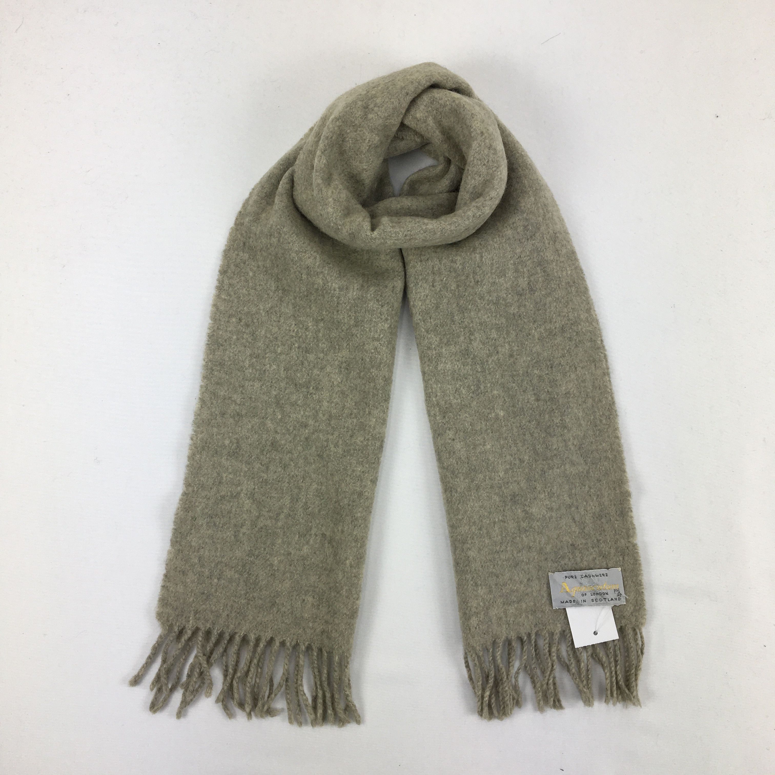 Aquascutum Vintage Aquascutum Wool Scarf Muffler Cashmere Scarves Size ONE SIZE - 1 Thumbnail