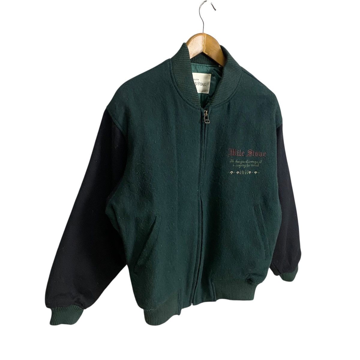 Milestone × Vintage Milestone varsity wool jacket Size US L / EU 52-54 / 3 - 3 Thumbnail